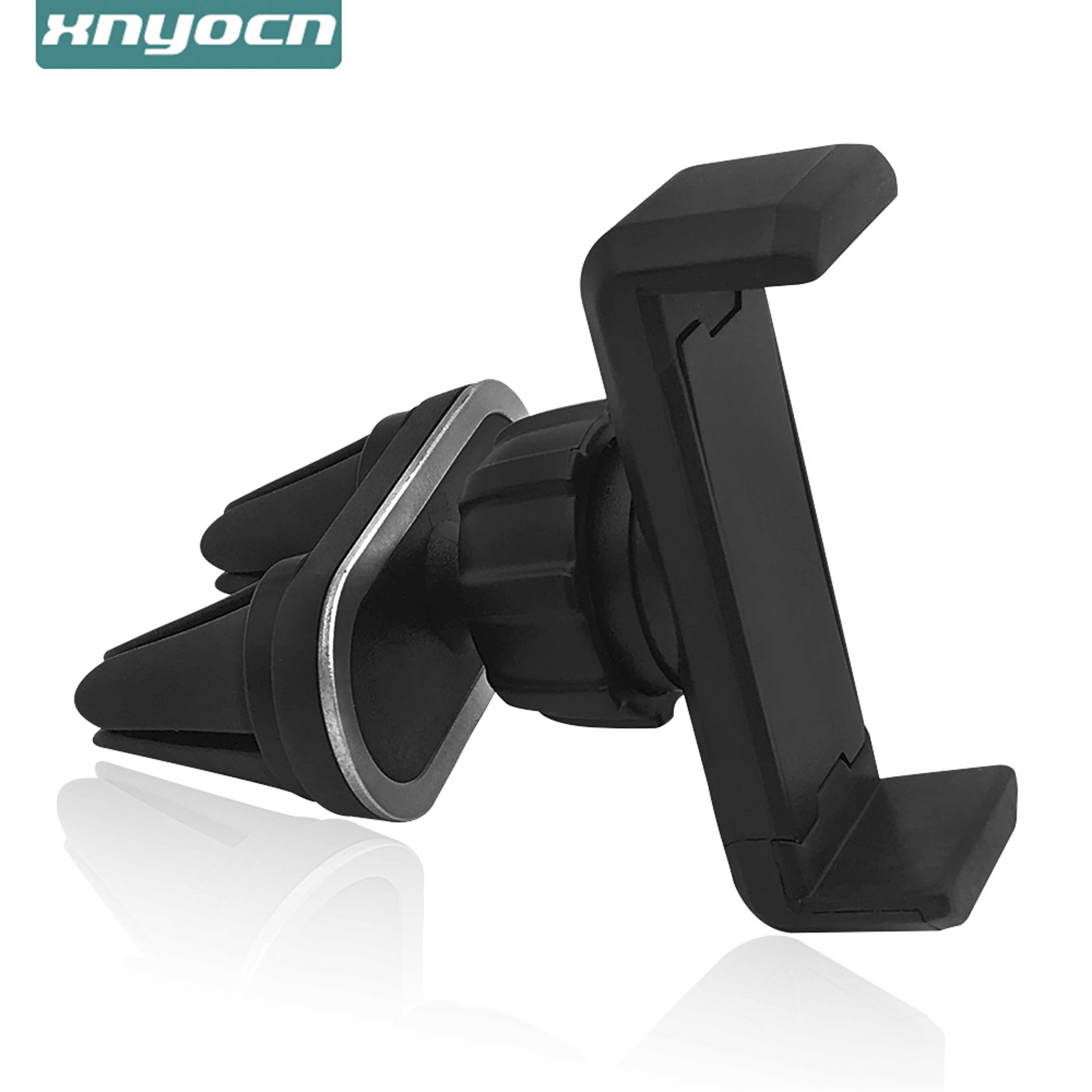 Double Mount Clips Air Vent Holder, Universal 360 Rotation Phone Cradle for Samsung iPhone LG Xiaomi – view 1