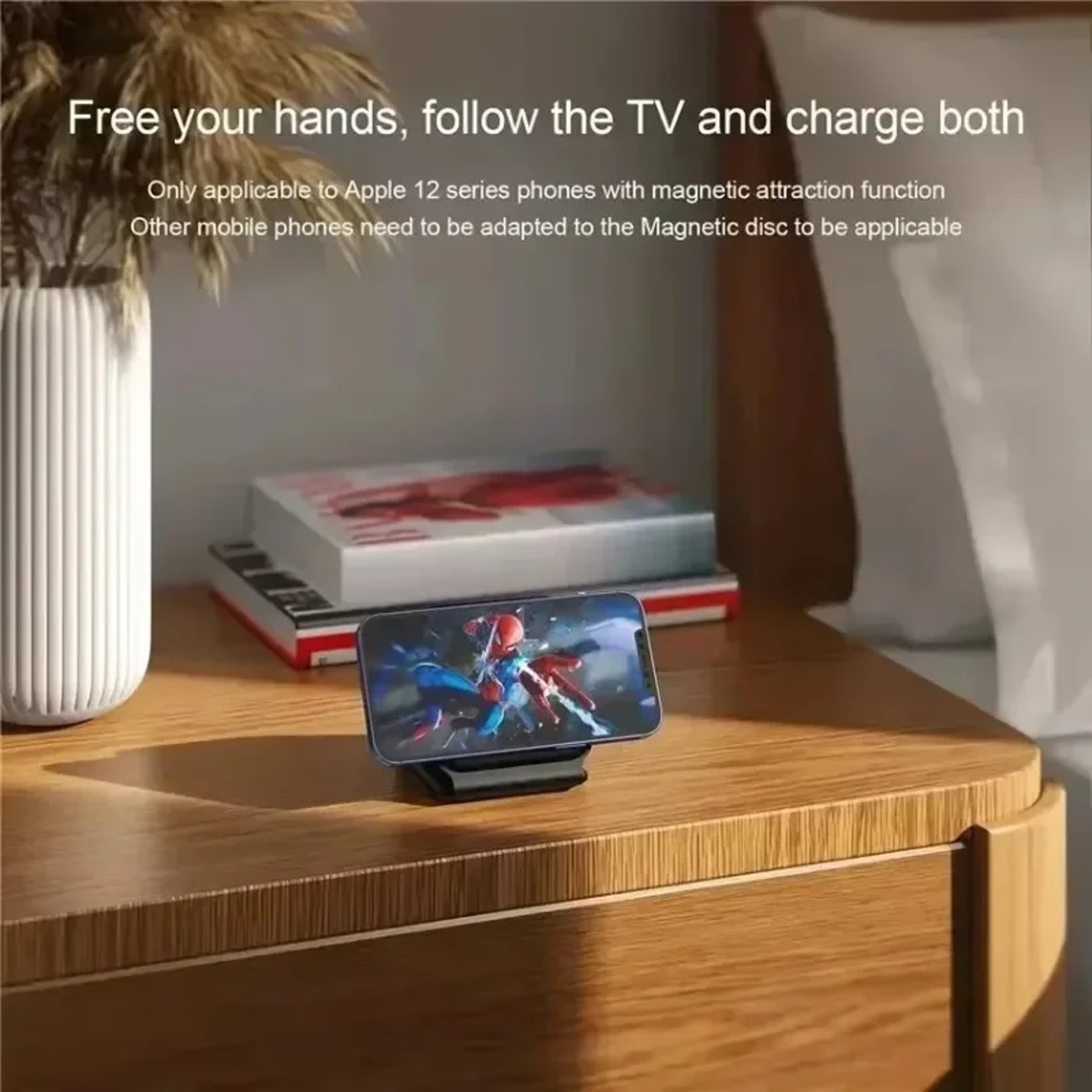 3 in 1 Phone Charge Dock for iPhone, Desktop Wireless Charger, Apple Watch, AirPods Pro Fast Charging – view 3