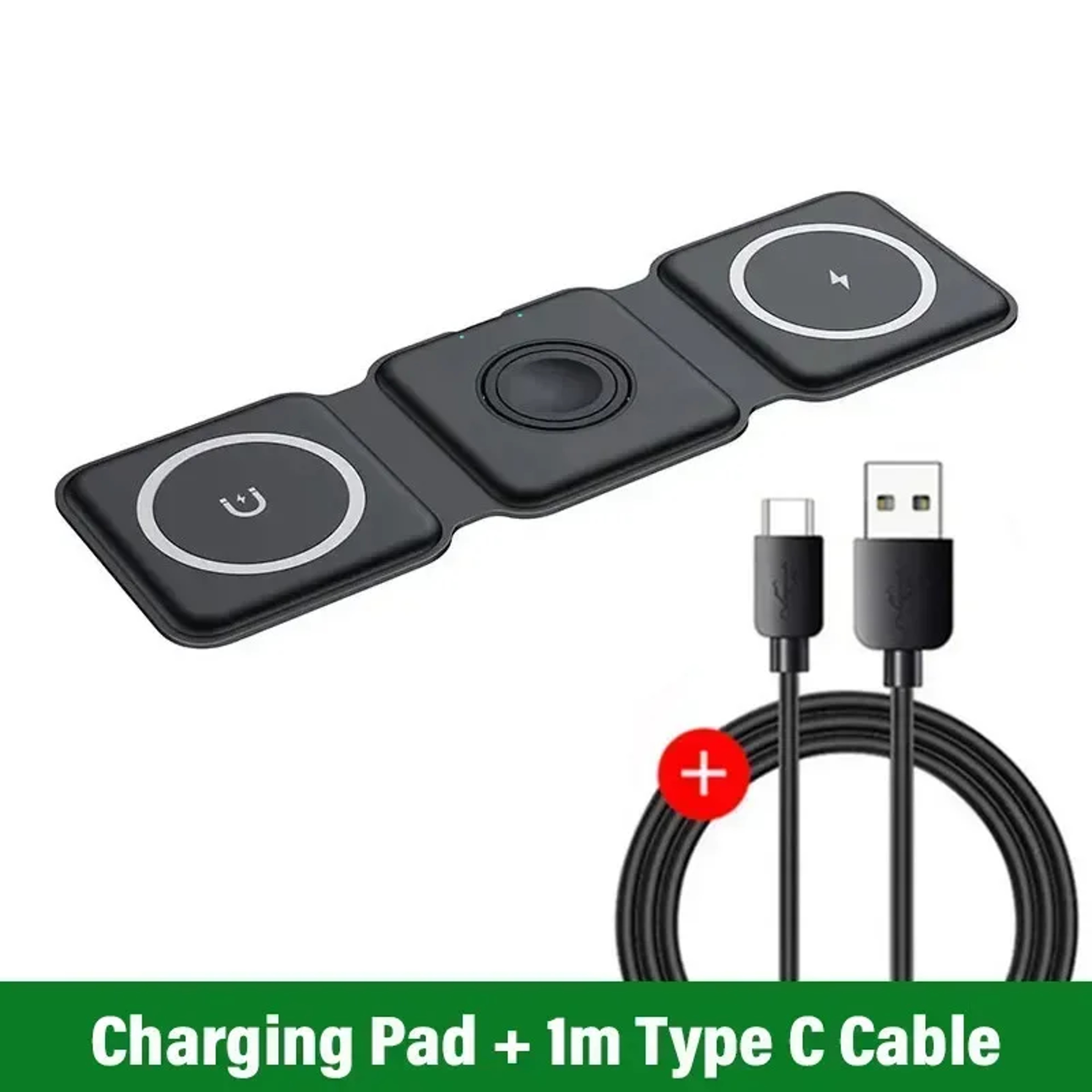 3 in 1 Phone Charge Dock for iPhone, Desktop Wireless Charger, Apple Watch, AirPods Pro Fast Charging – view 8