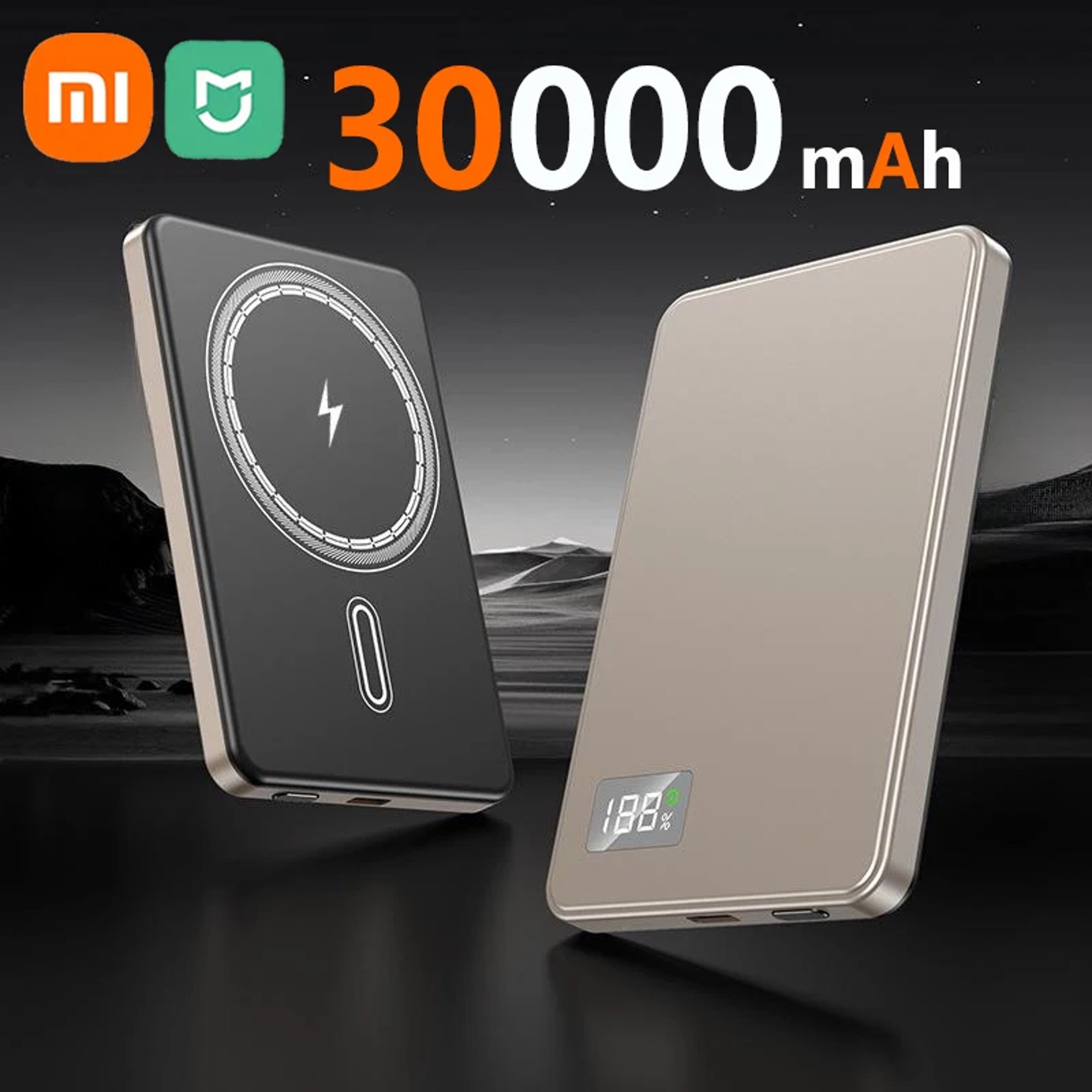 Portable Magnetic Wireless Power Bank Xiaomi PD Fast Charging External Battery For Magsafe IPhone S 6