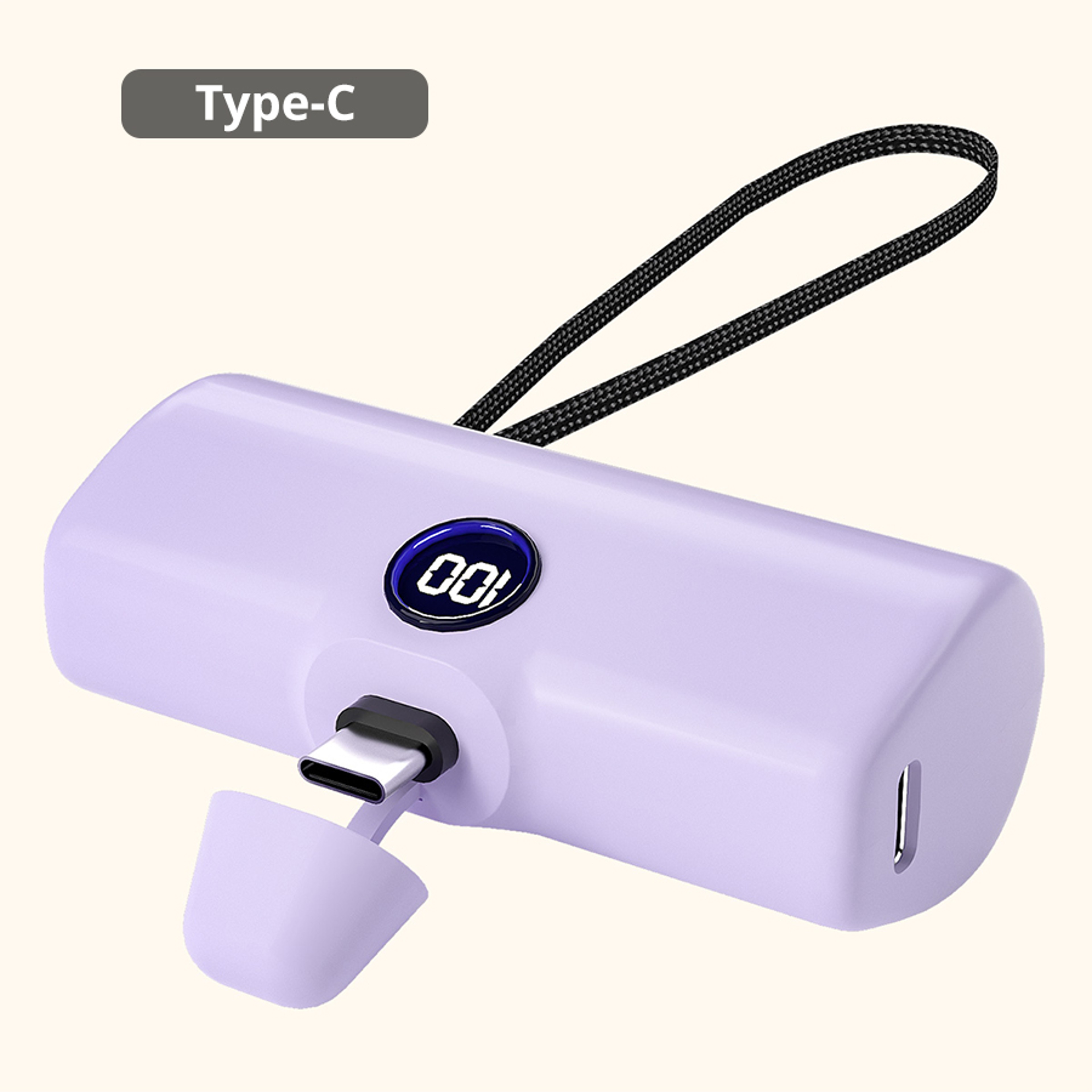 External Battery Type C or Lightning Plug, Power Bank for iPhone Samsung Xiaomi OPPO, Powerbank Fast Charging Portable – view 9