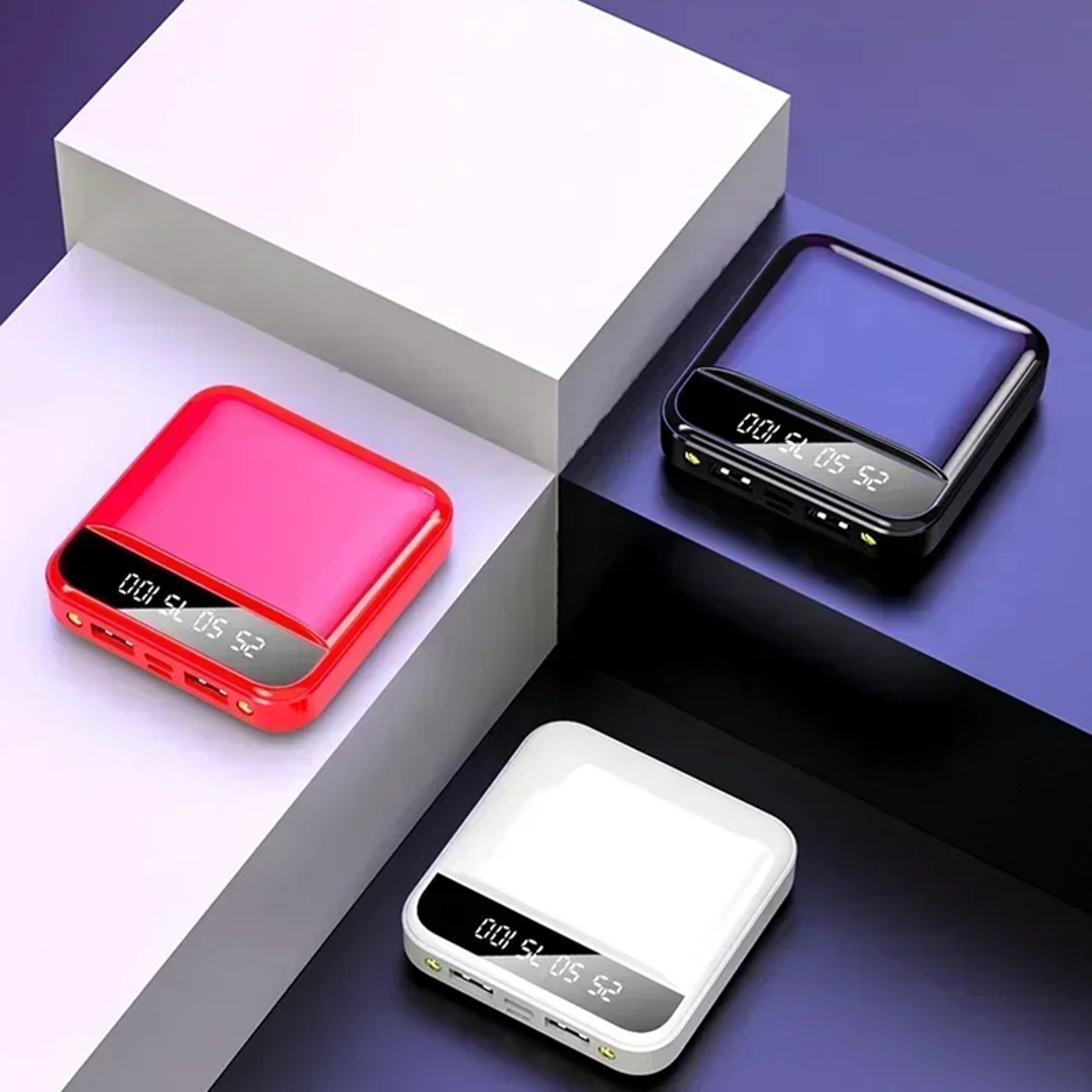 Mini Portable Power Bank Ultra Fast Charging External Battery With Flashlight For IPhone Xiaomi Sam 0