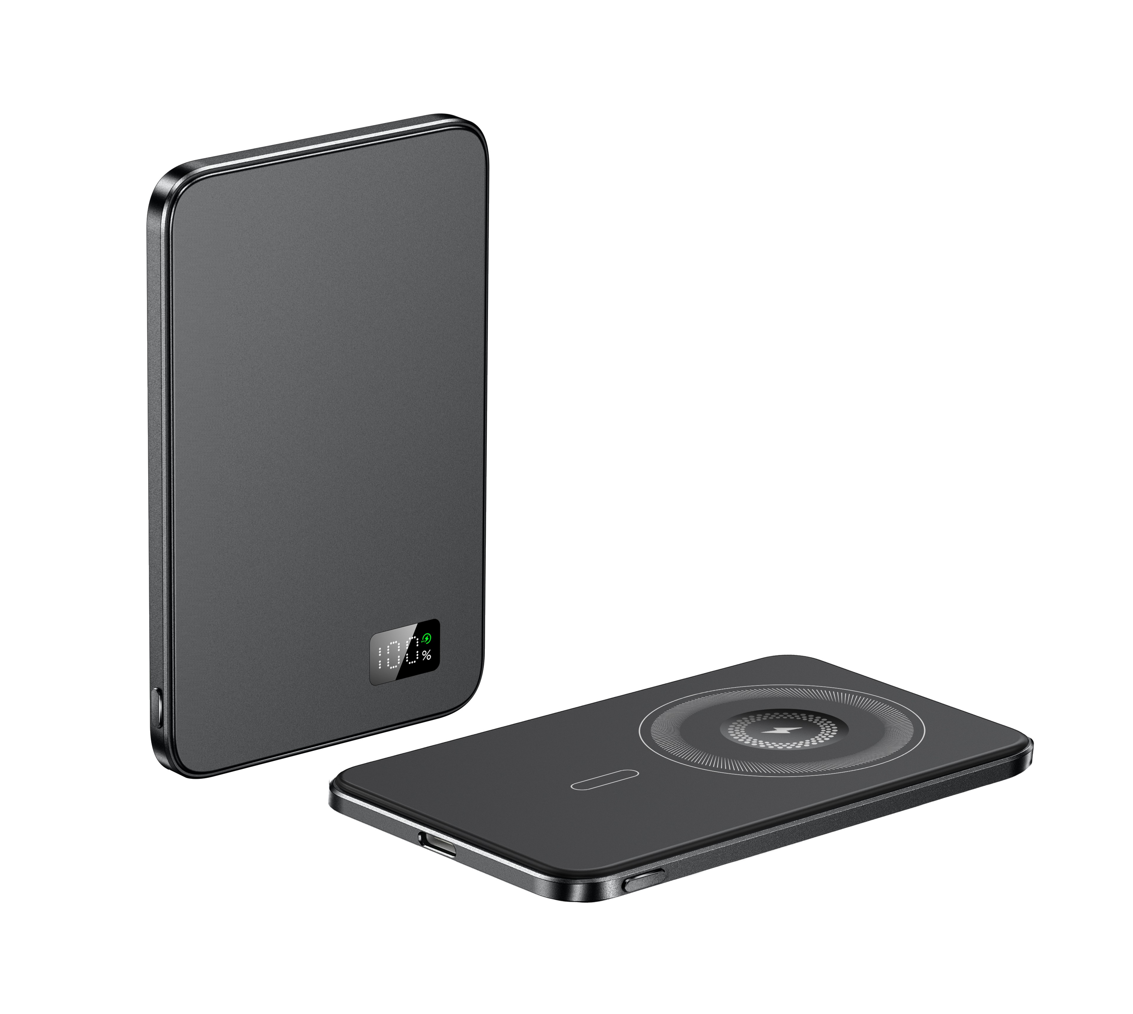 Magnetic Power Bank Wireless Fast Charger For Magsafe, Slim Alloy Backup Battery For iPhone and iWatch – view 9