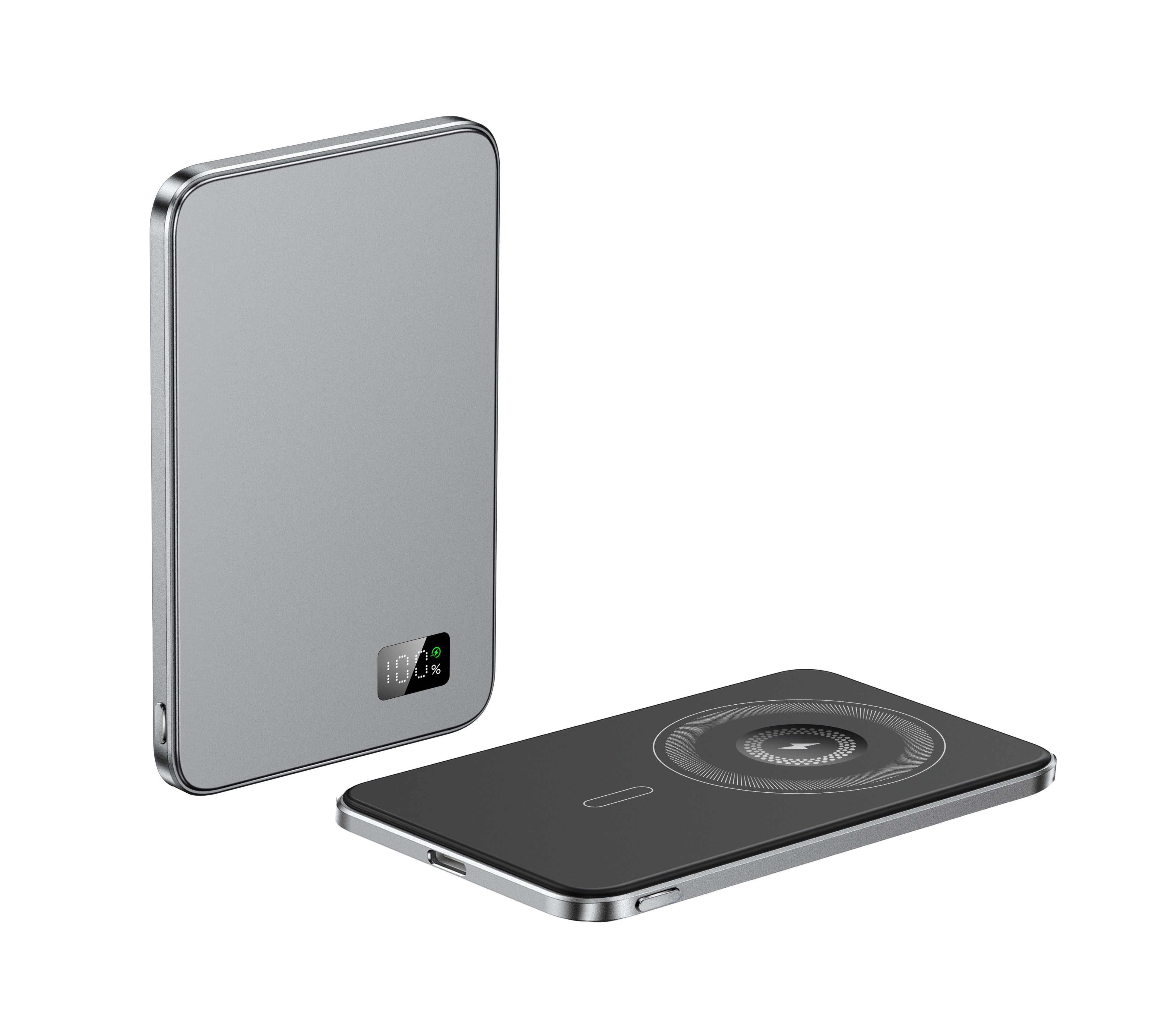 Magnetic Power Bank Wireless Fast Charger For Magsafe, Slim Alloy Backup Battery For iPhone and iWatch – view 10