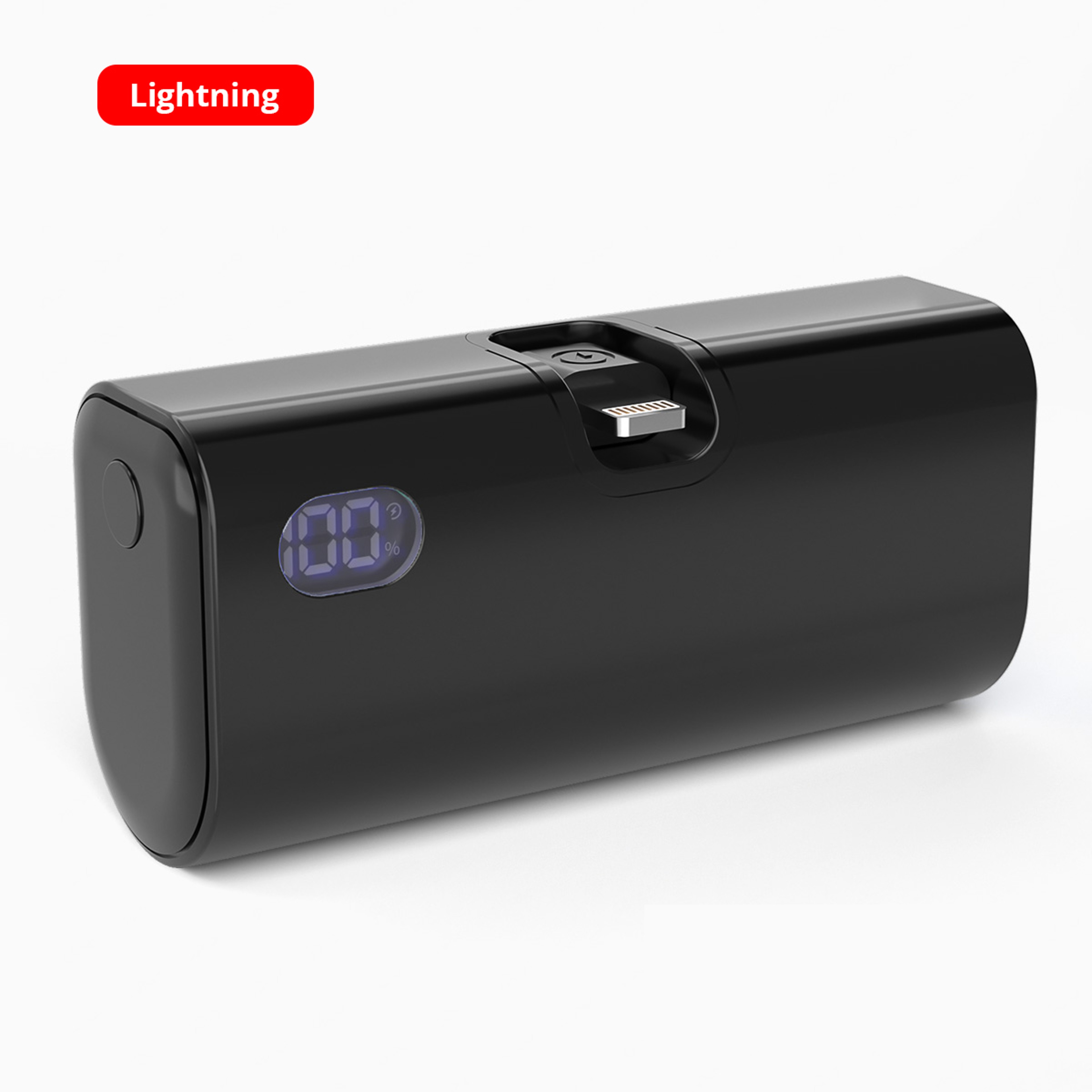 Fast Charging Portable Charger Mini Power Bank Foldable USBC Lightning External Battery For IPhone  8