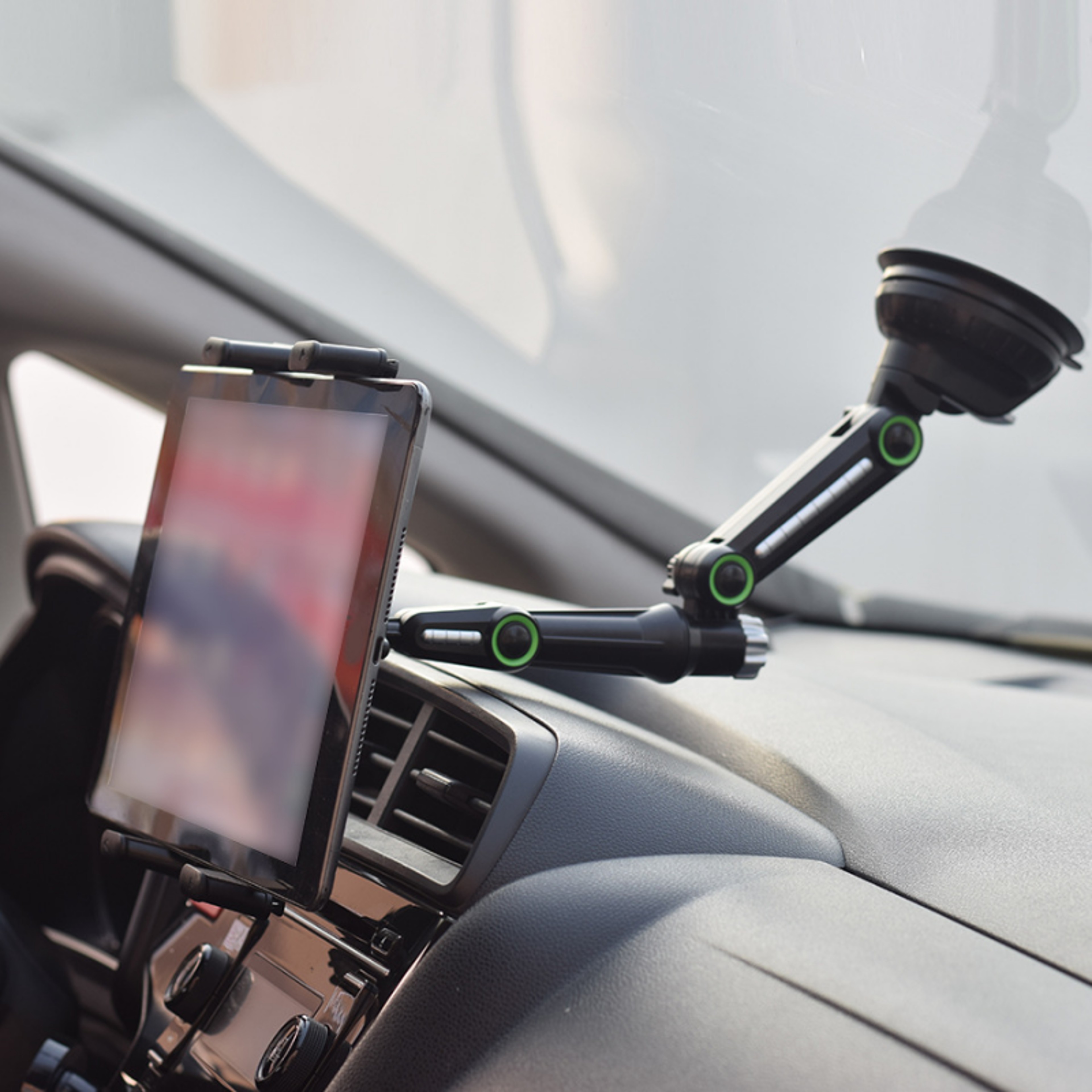 Car Tablet Holder Long Arm, Suction Cup Mount for iPad Pro Air 4-13, Xiaomi Tablet, SUV Truck Vehicle, Windshield Window – view 4