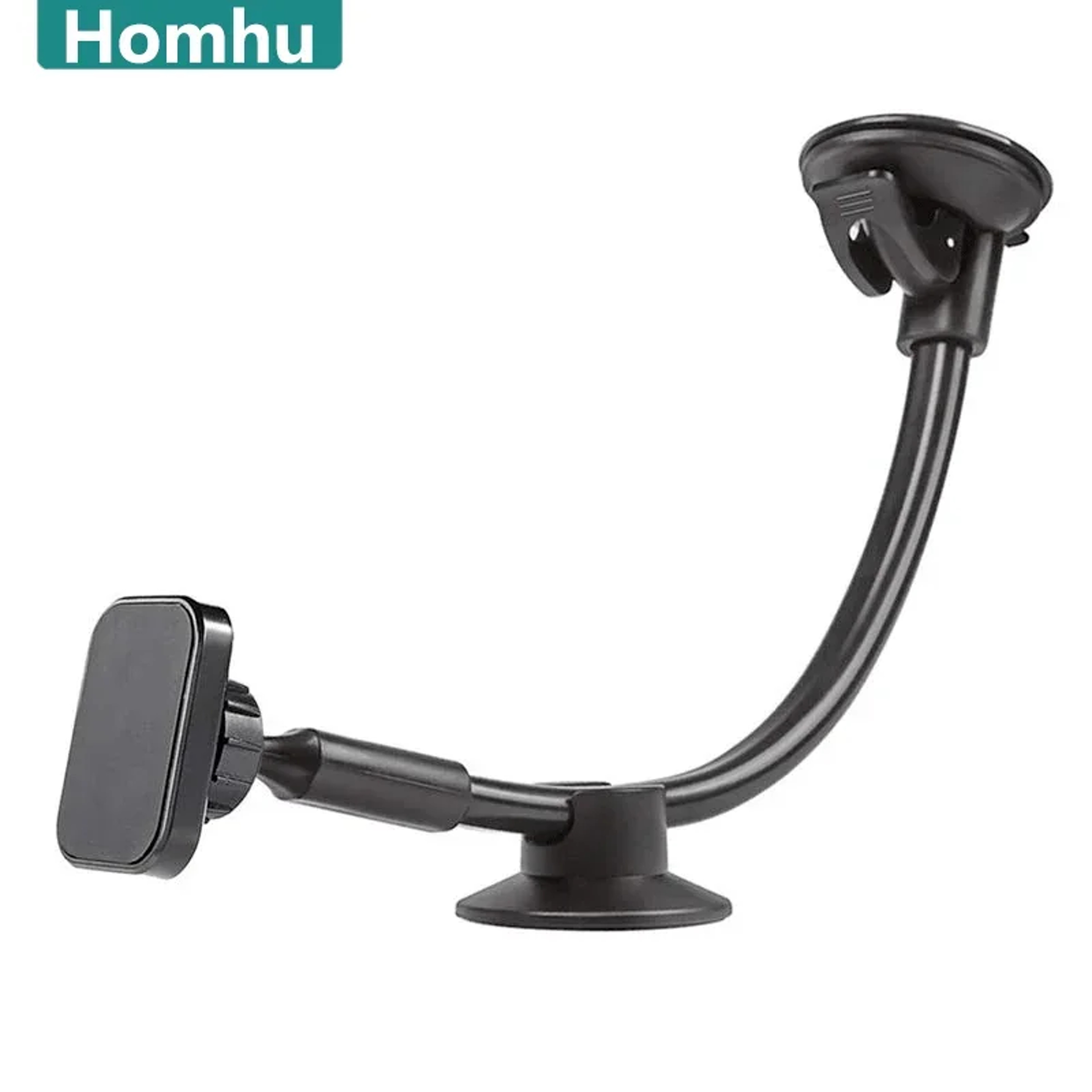 Car Long Arm Magnetic Phone Holder Dashboard Windshield Mount Dock Universal Magnet Stand For IPhon 0