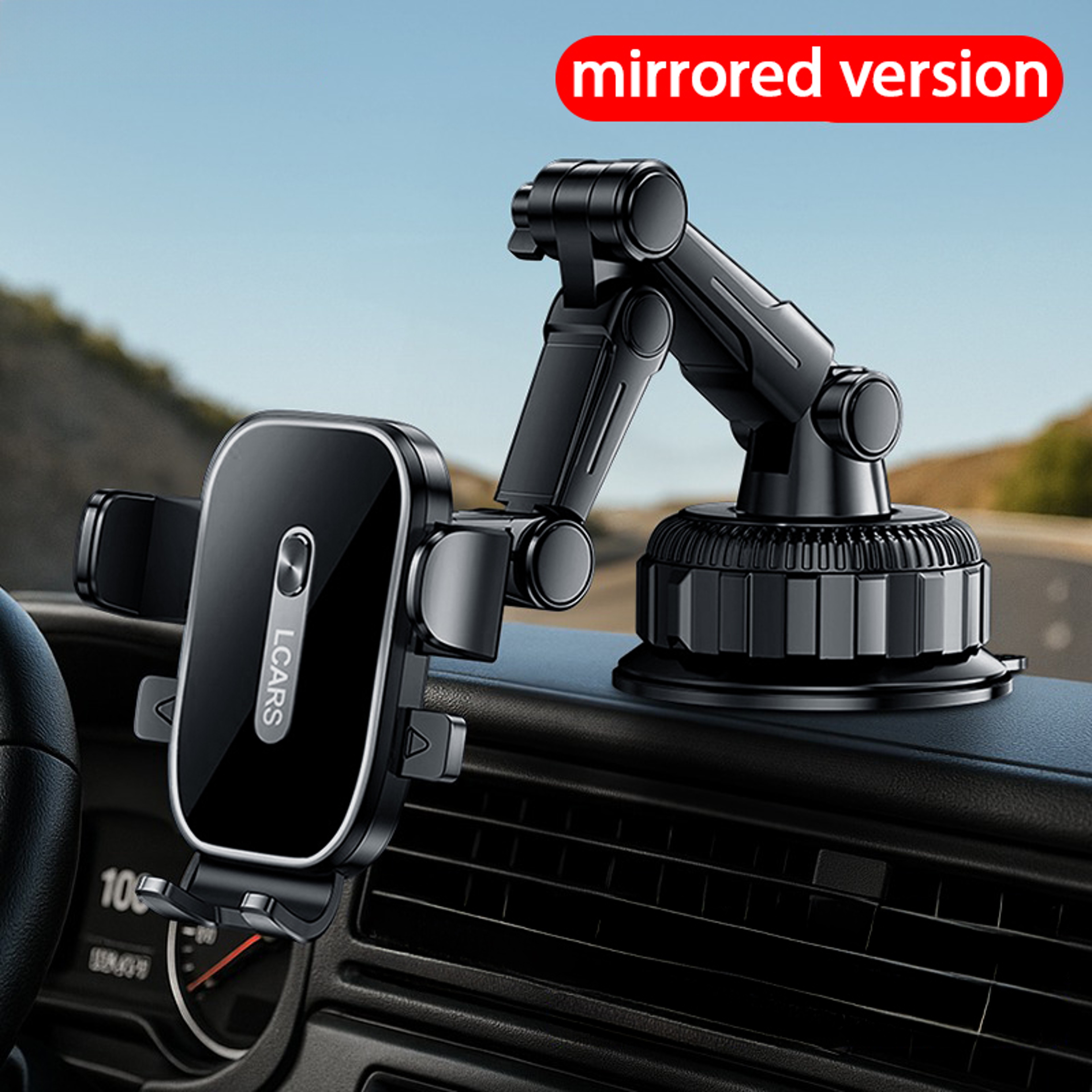 Universal Dashboard Holder, 360 Rotatable Suction Cup Stand, Anti Vibration Car Phone Mount for Pickup Truck SUV – view 7