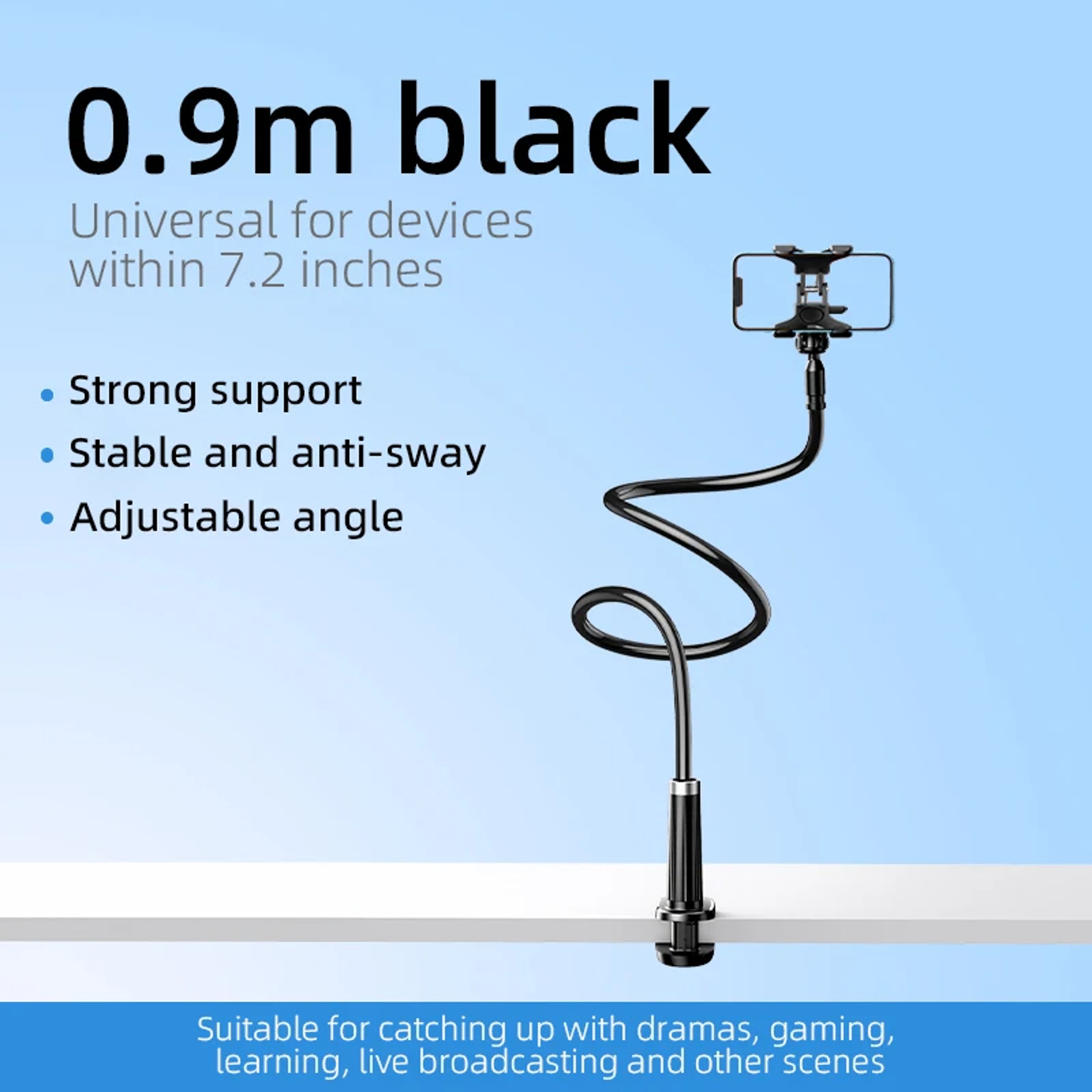 Adjustable Lazy Stand, Universal Mobile Phone Stand, Rotatable Desktop Holder, Bedside Selfie Streaming Phone Accessorie – view 7