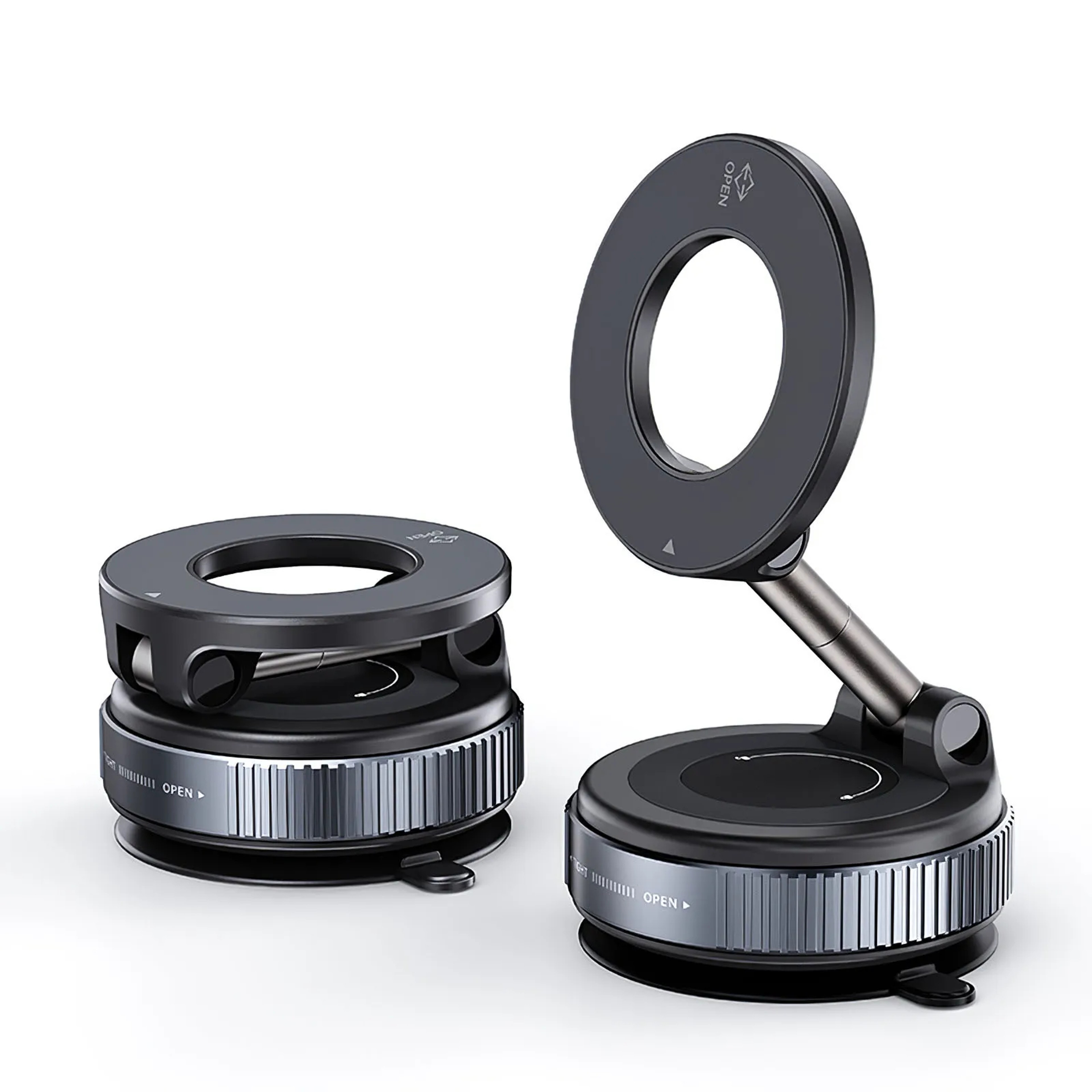 Mechanical Vacuum Suction Cup, Car Phone Magnetic Stand, Universal Navigation Holder, 360 Degree Rotating Bracket – view 8