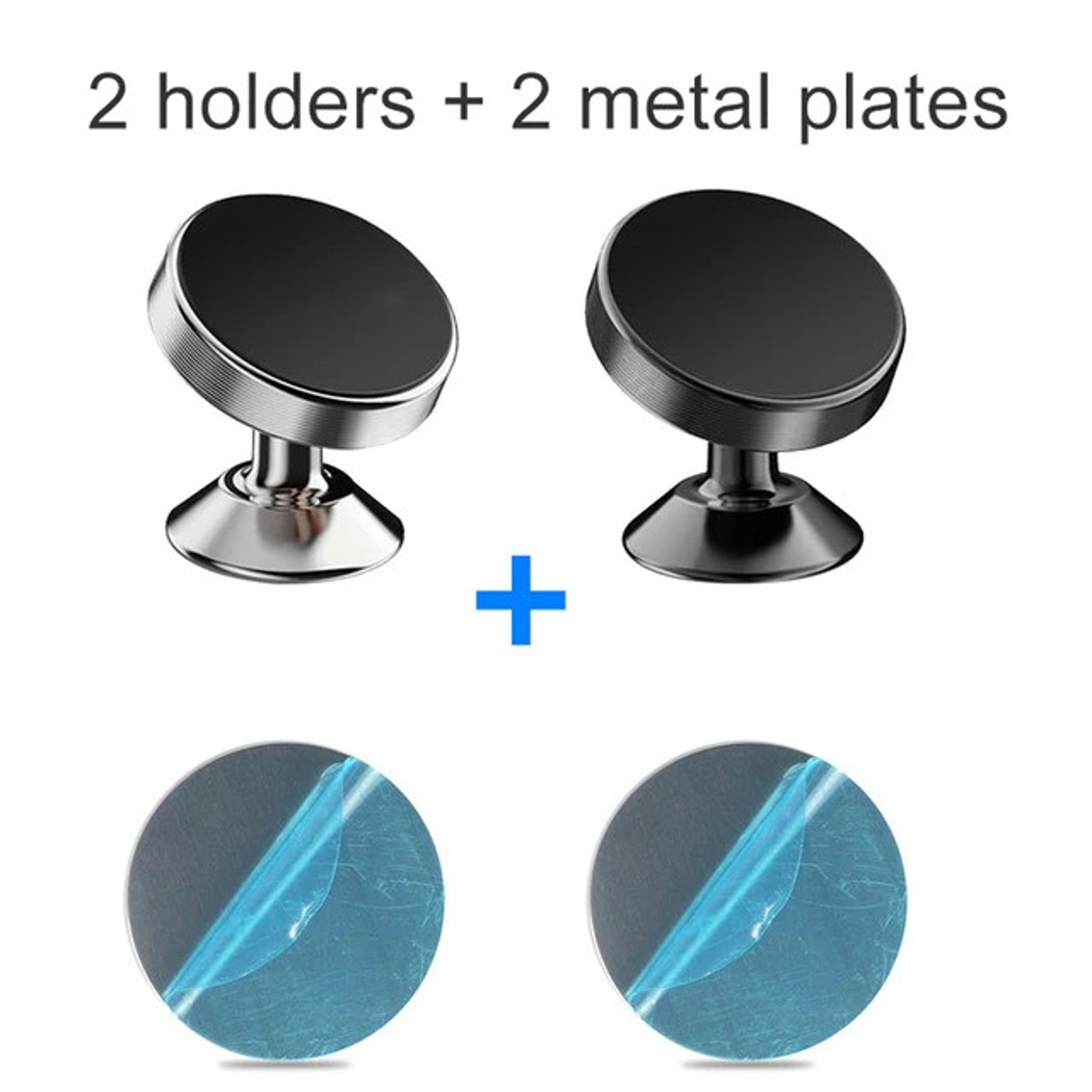 Magnet Mount Car Phone Holder Stick On Dashboard Bracket Magnetic Mobile Support For Car And Wall 7