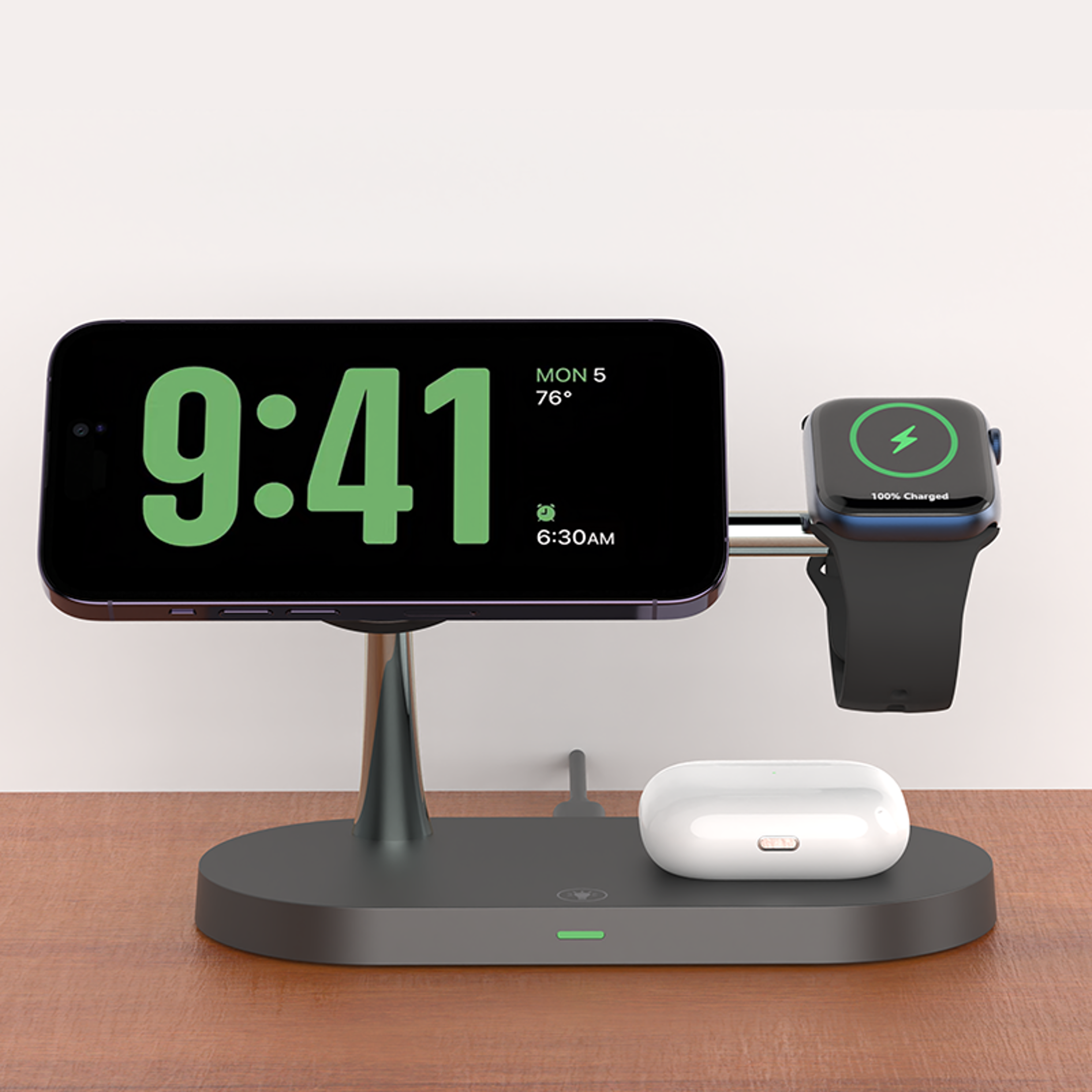 Fast Charging Station Wireless Charger Stand For Smart Watches Compatible With Almost All Smart Pho 0