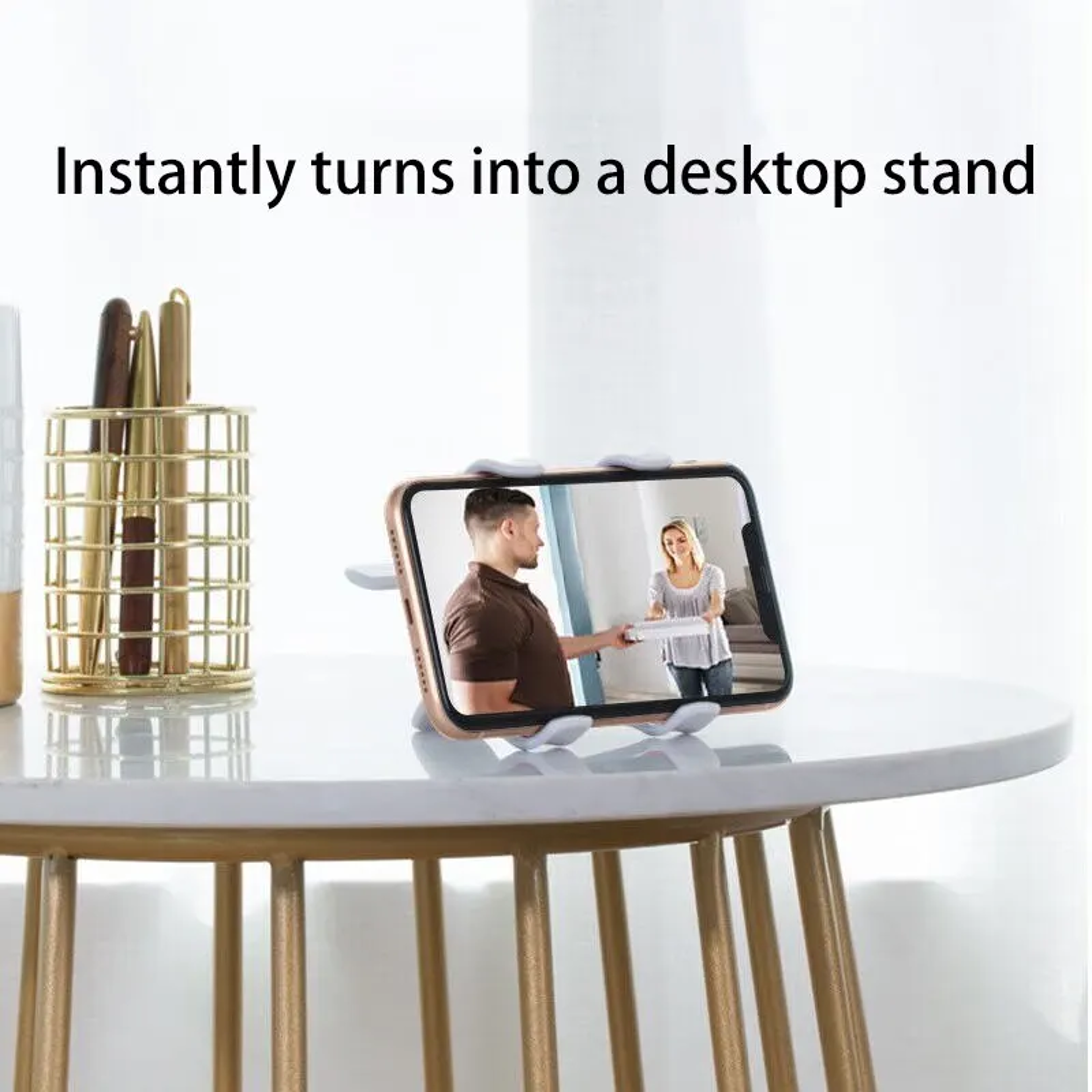 Portable Flexible Lazy Bed Clip Mobile Phone Holder Stand Desktop Bracket Desk Mount Stand Base 1