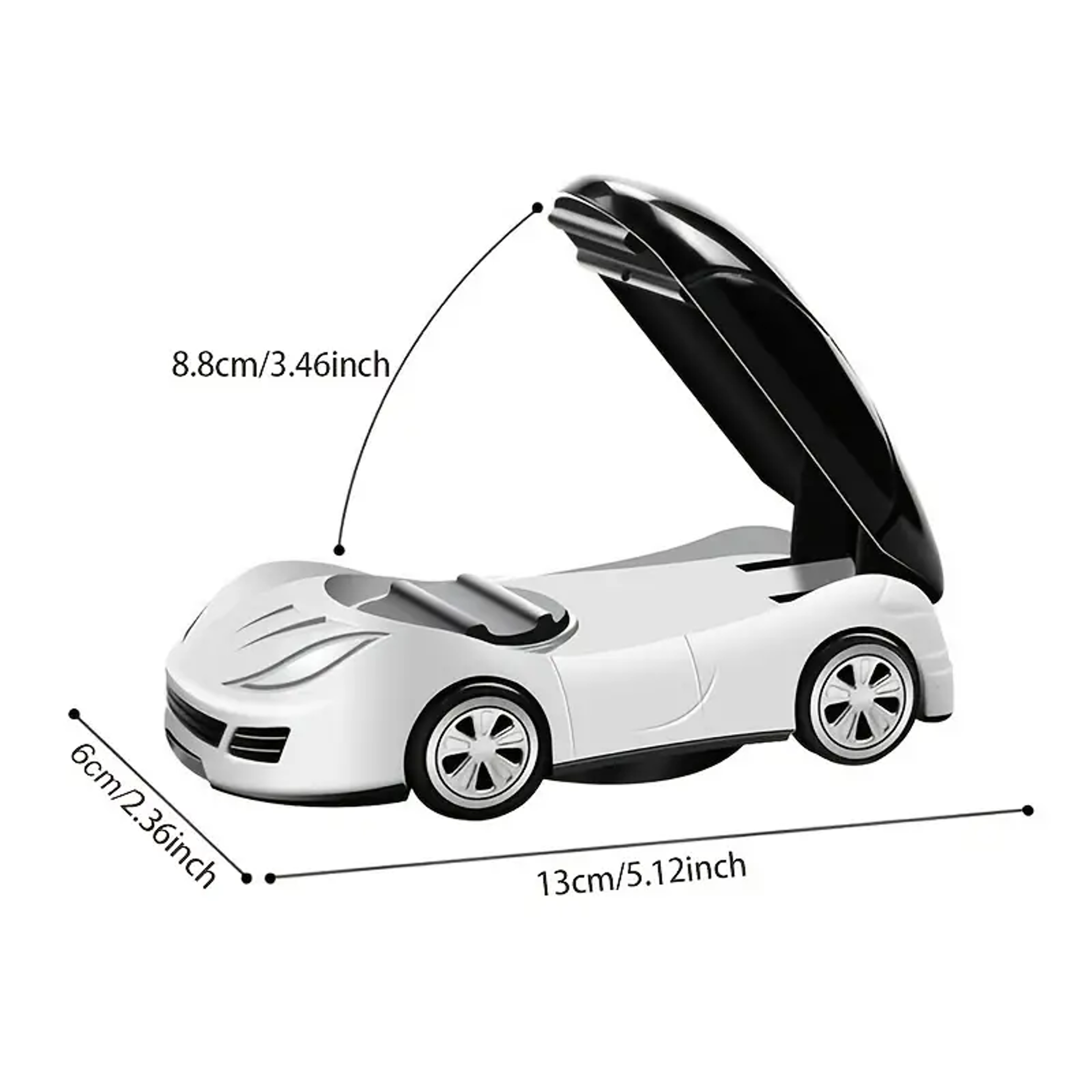 Universal Mobile Phone Holder 360 Rotation Car Model Stand Foldable Dashboard Bracket Car Accessori 2