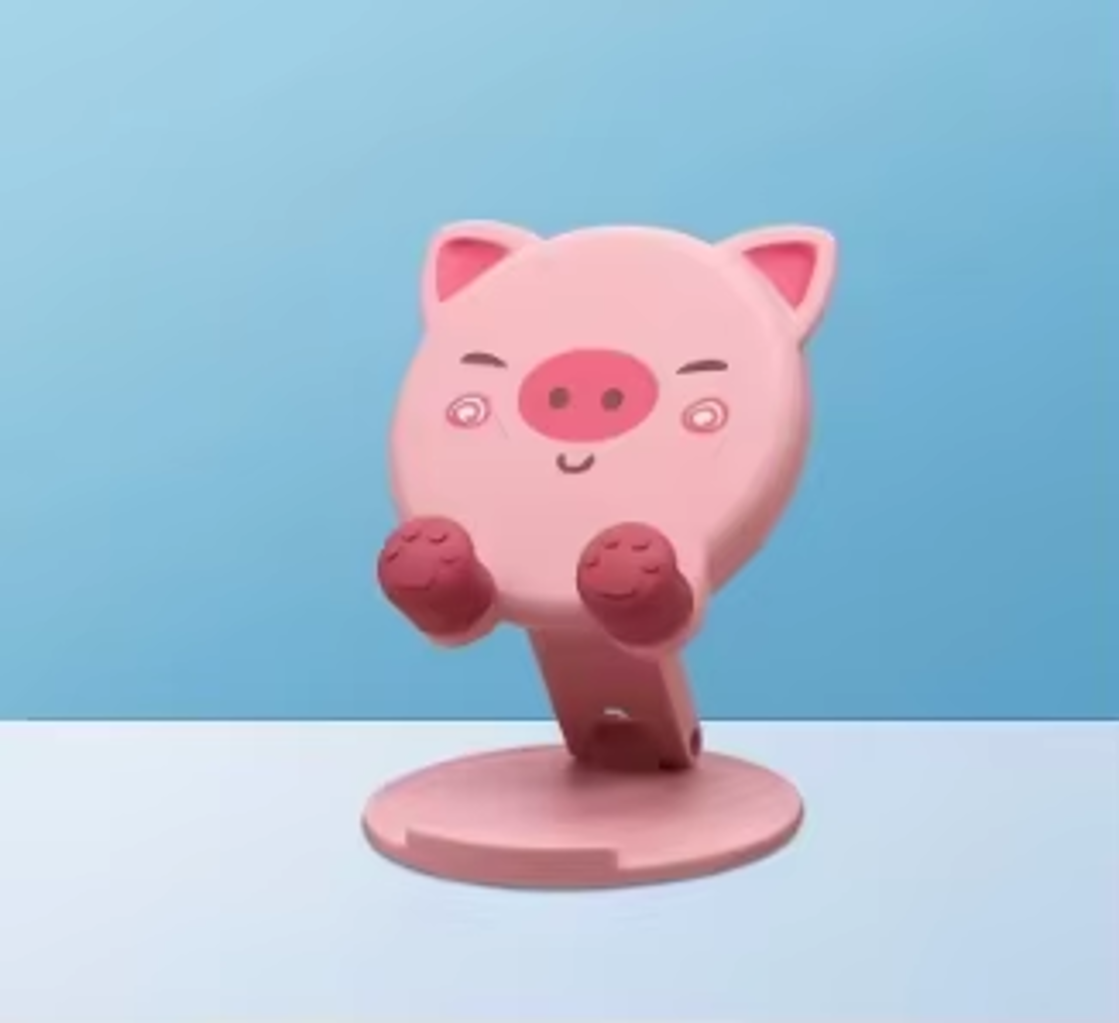 Cute Resin Animal Desk Stand Mobile Phone Holder Tablets Cat Dog Ornament For IPad Smartphone Home  7