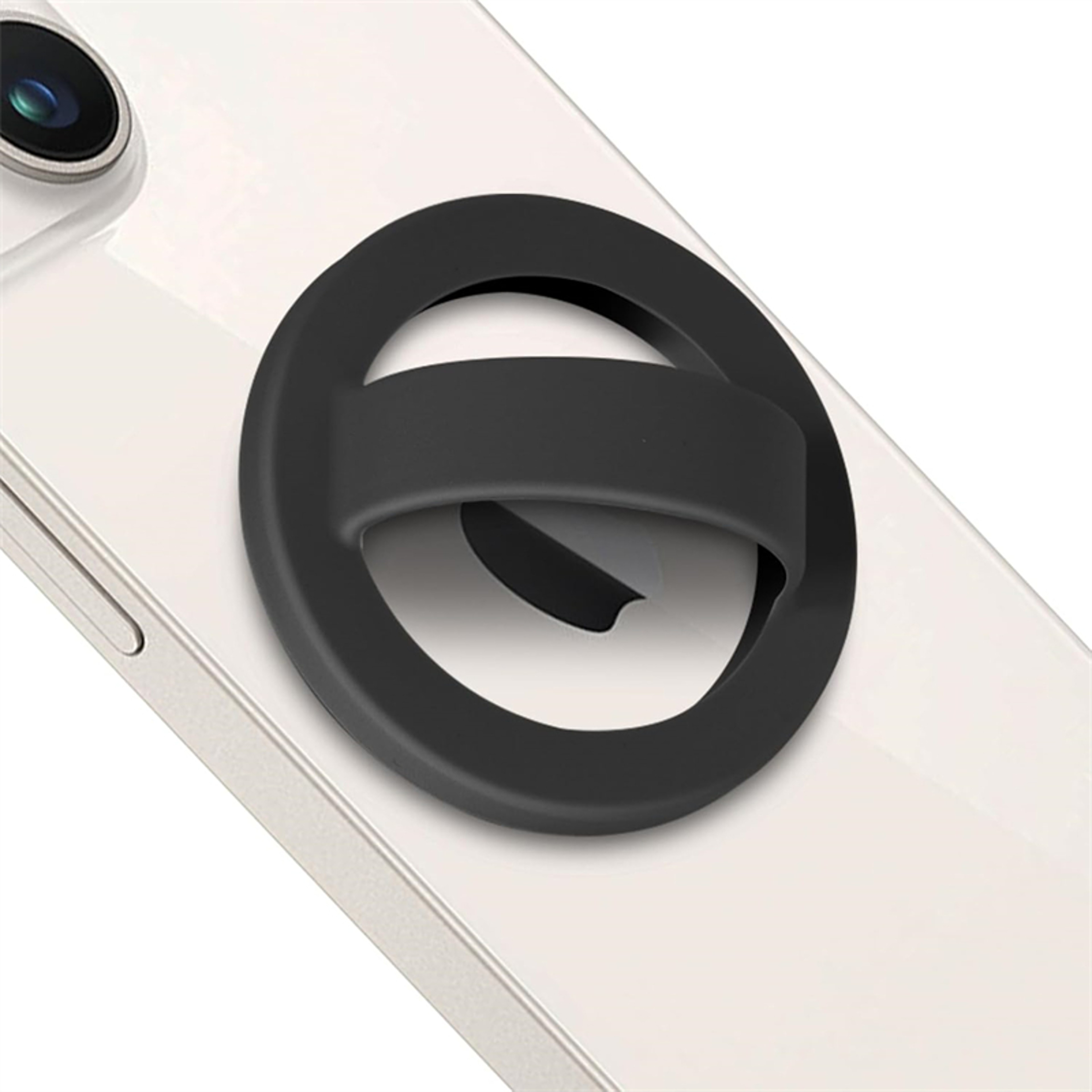 Finger Strap Phone Ring Holder, Magnetic Silicone Soft Grip for Magsafe iPhone 16, Universal Mac Safe Loop Stand Support – view 1