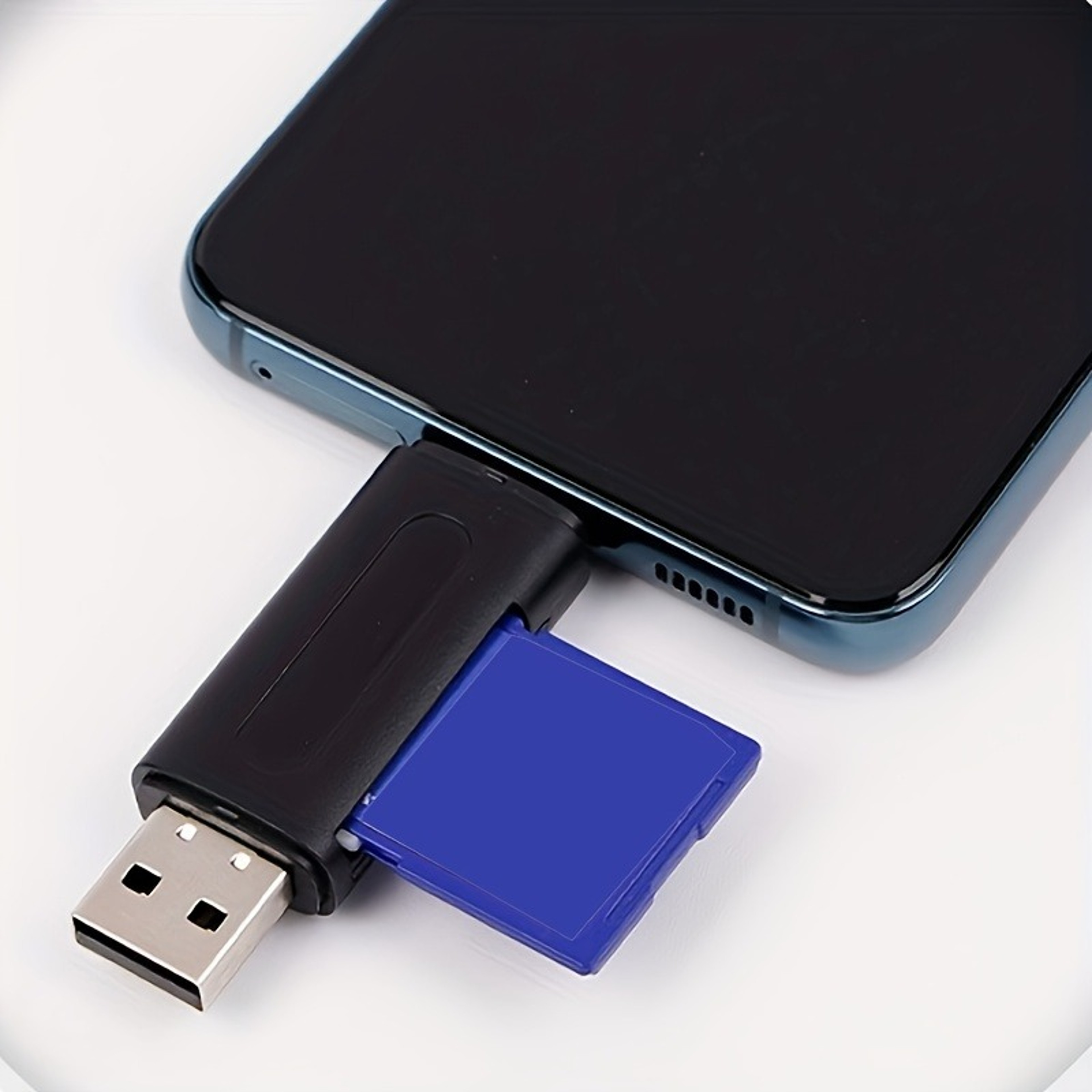 USB Multi Memory Card Reader Adapter Fast SD & Micro SD Data Hub – view 3