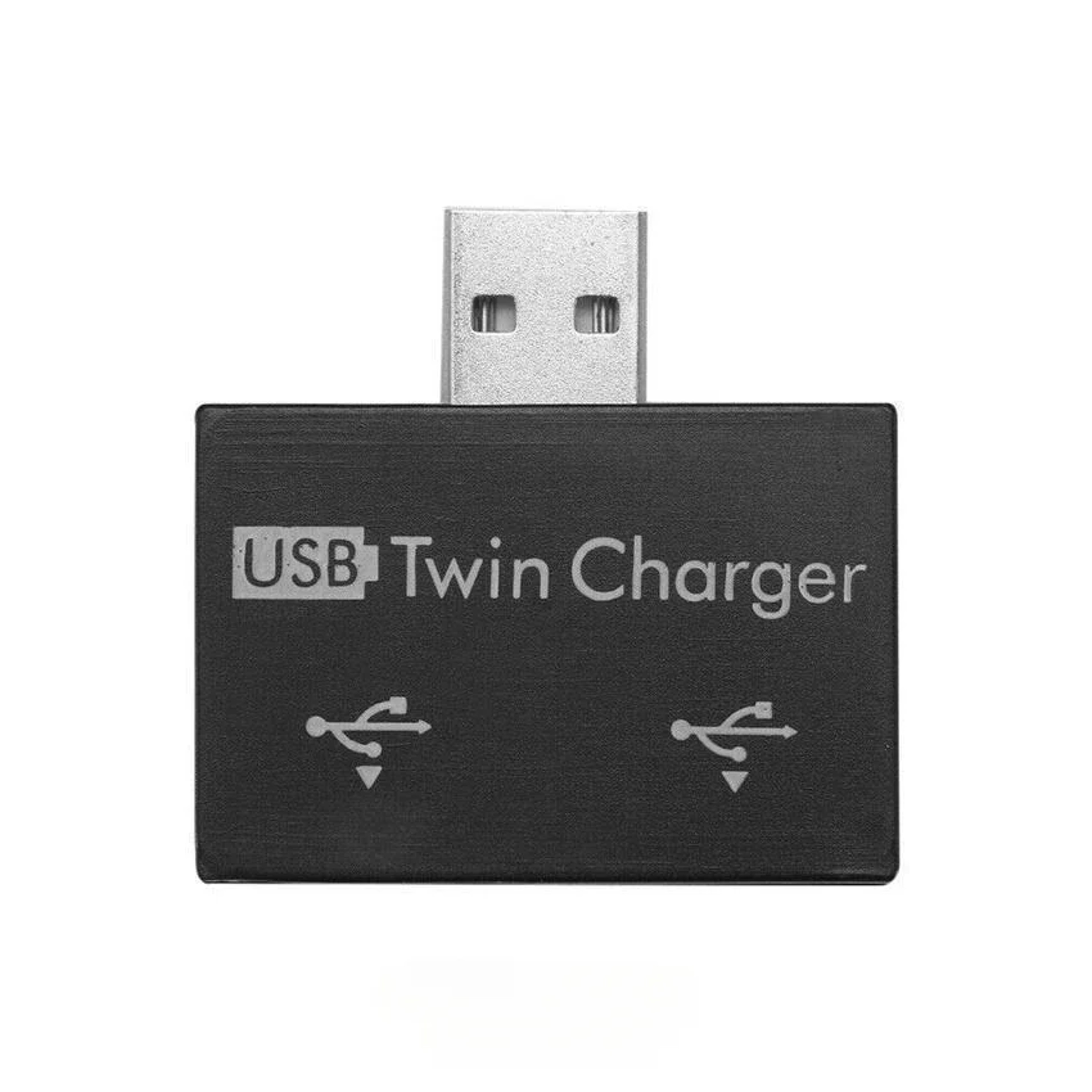 USB Dual Port Converter Compact USB Splitter Hub Adapter 6