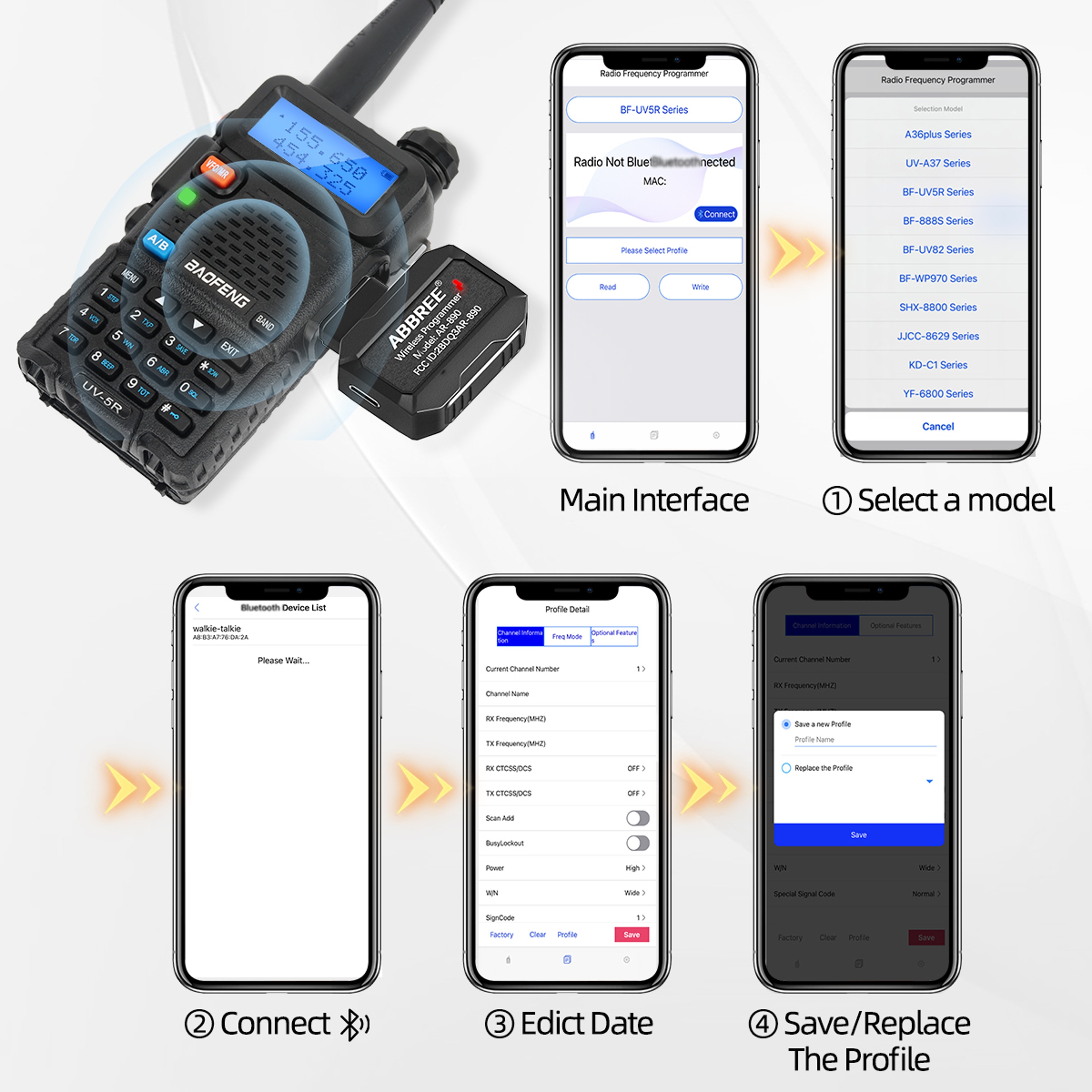 Bluetooth Walkie Talkie Programmer For Baofeng Wireless App Setup 4