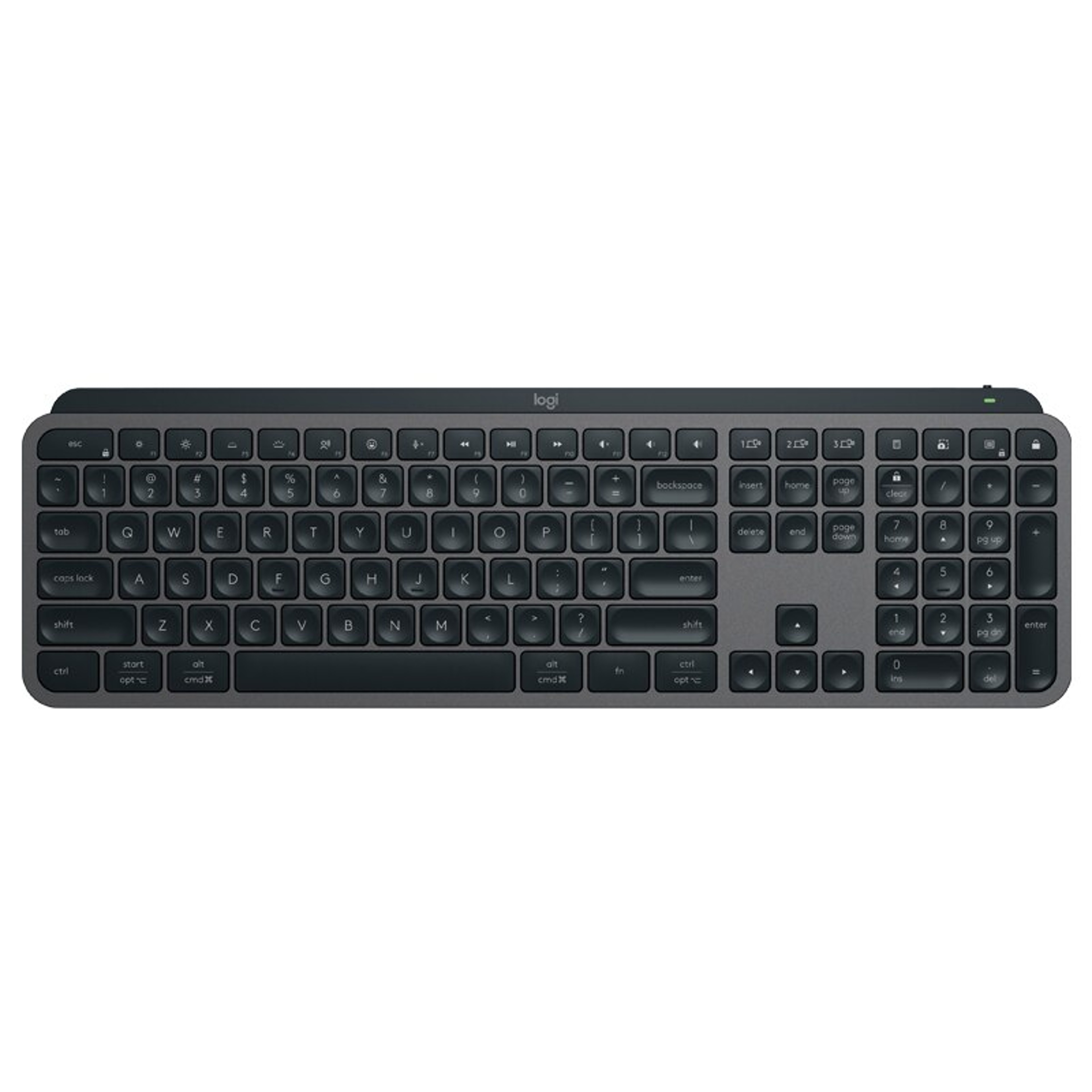 Pro Wireless Bluetooth Keyboard With Smart Backlit Keys  Multi Device Control 0