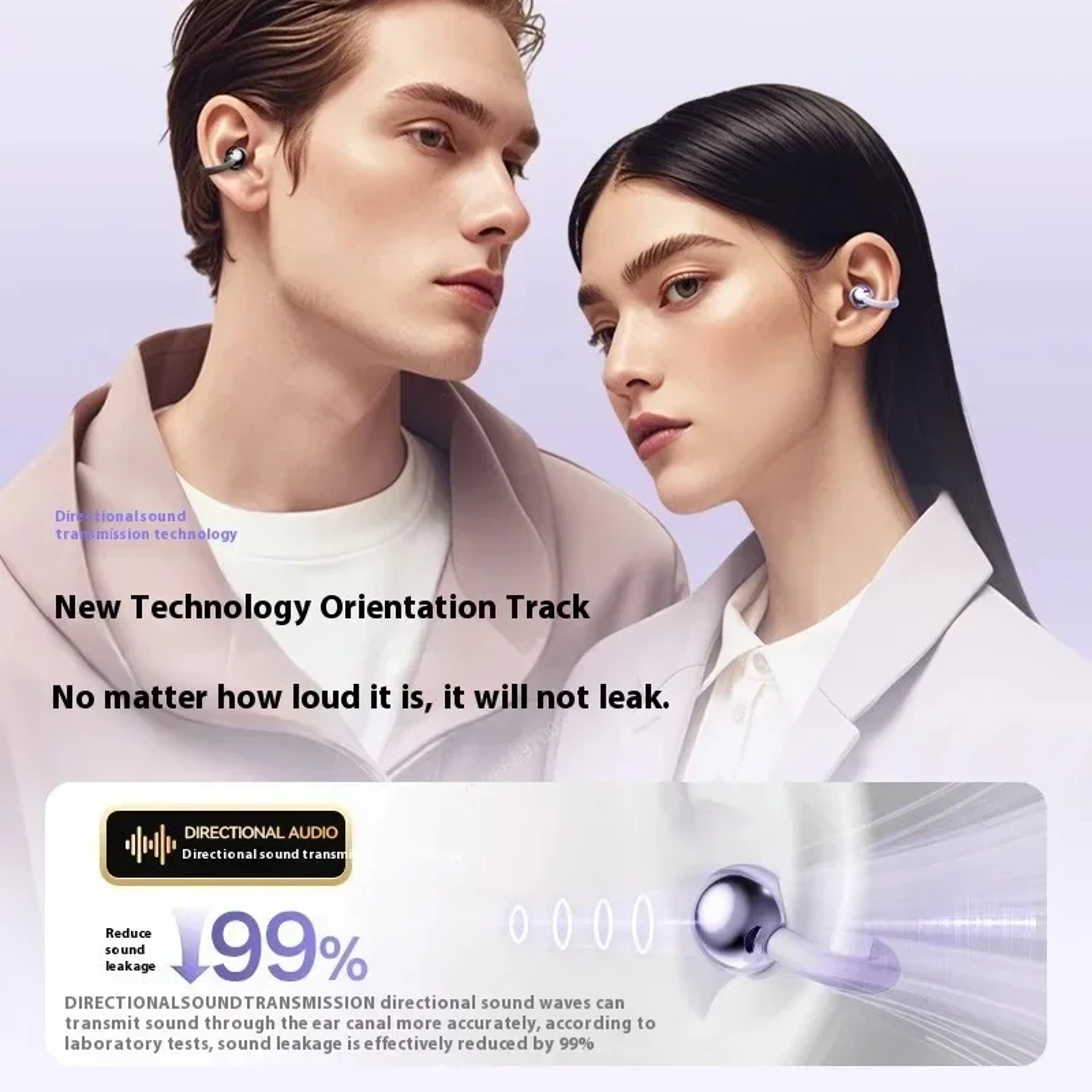 Clip On Wireless Earbuds with LED Display for Sports & All Day Comfort – view 5