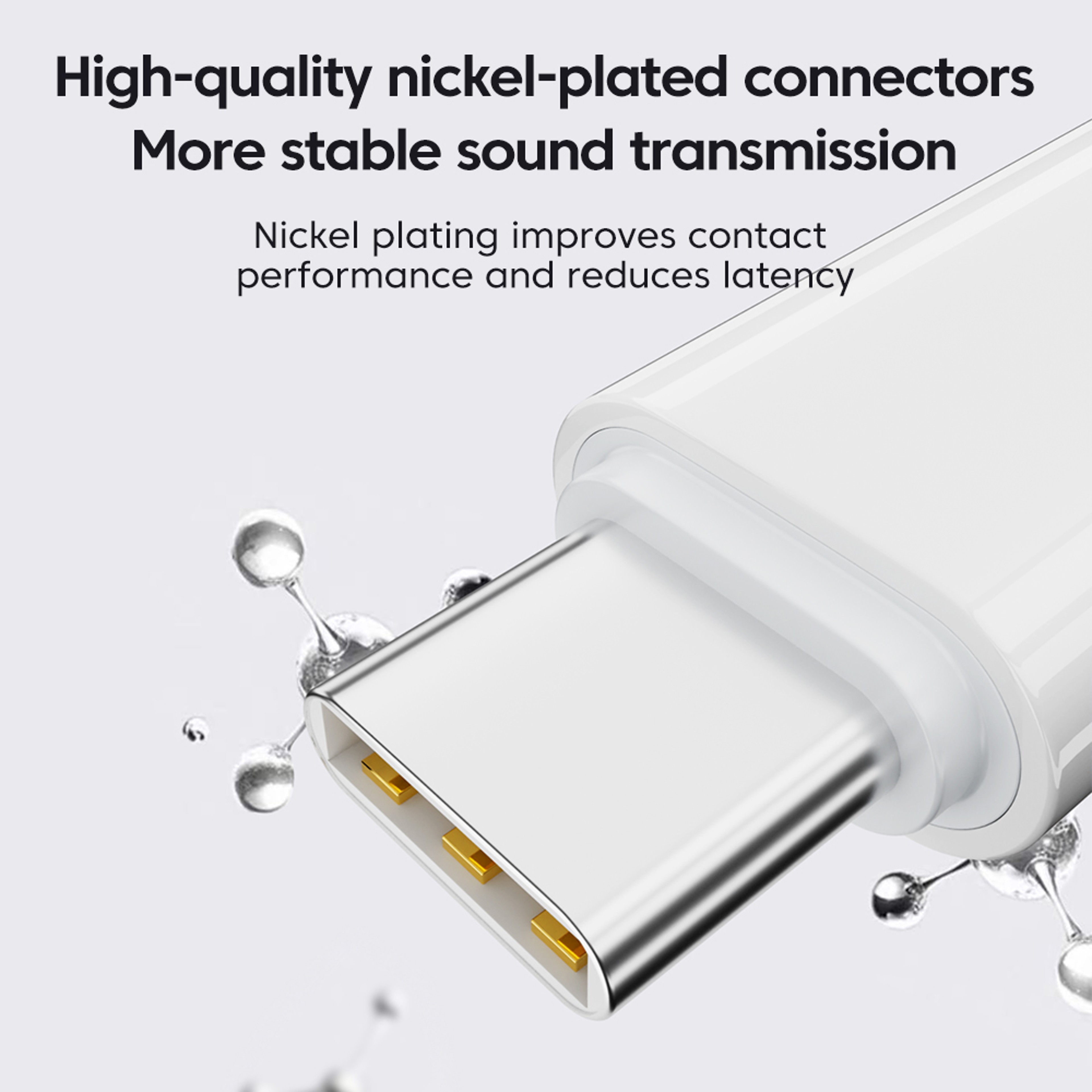 Lightning To Adapter USB C Audio Converter For IPad Laptop Headphones 3