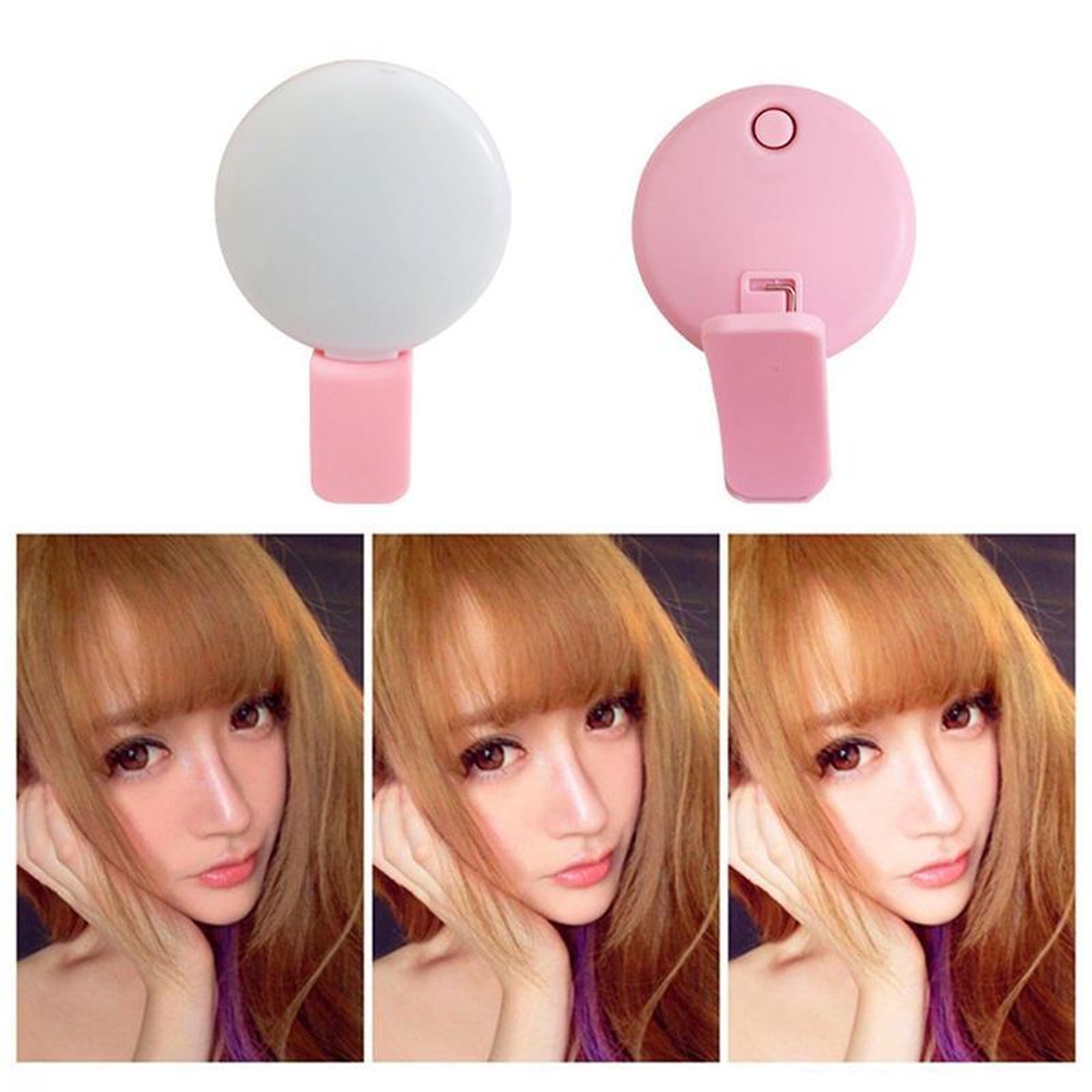 Portable LED Selfie Light Clip On Phone Fill Light For Mobile Photography 5