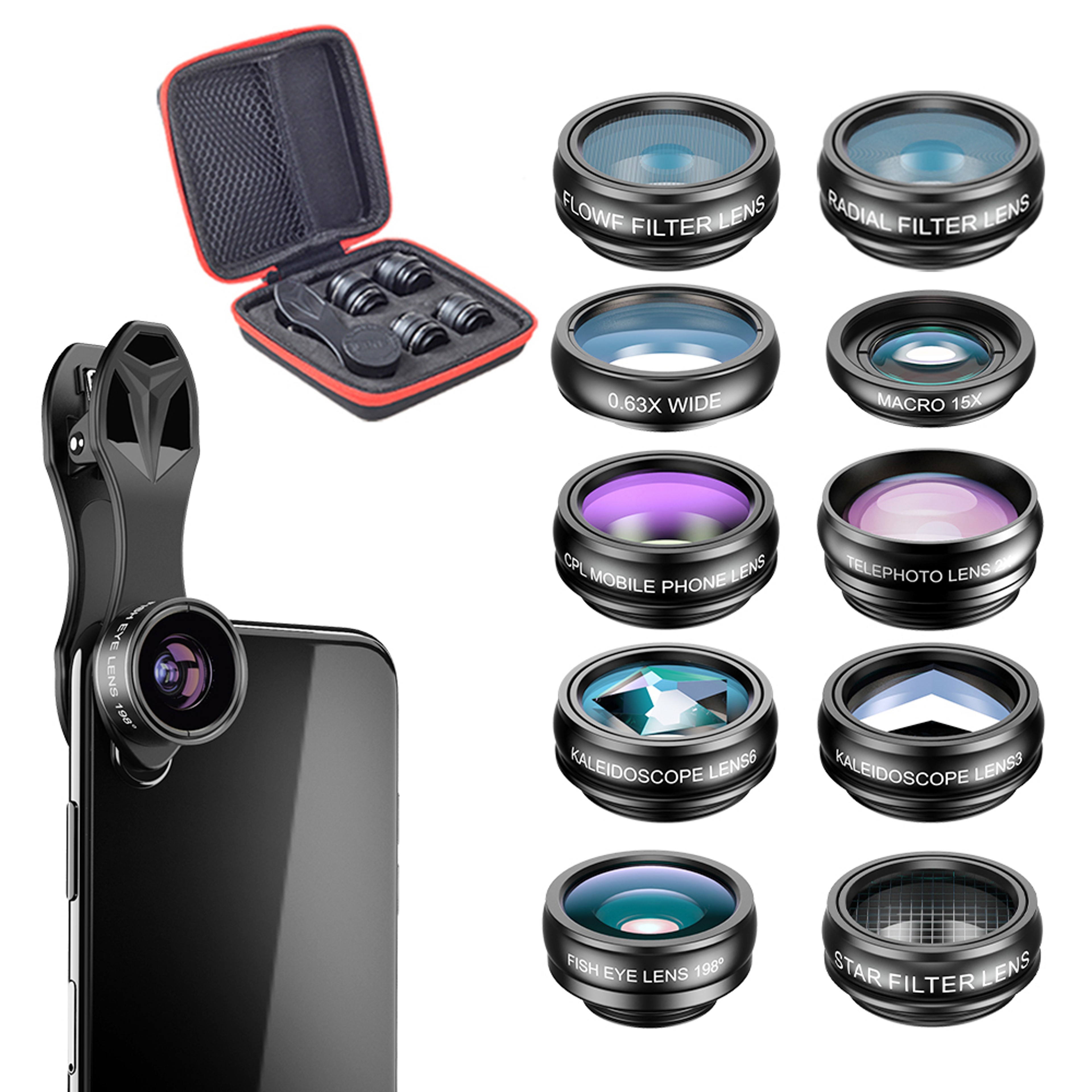Phone Camera Lens Kit For Wide Angle Macro  Creative Smartphone Photography 0