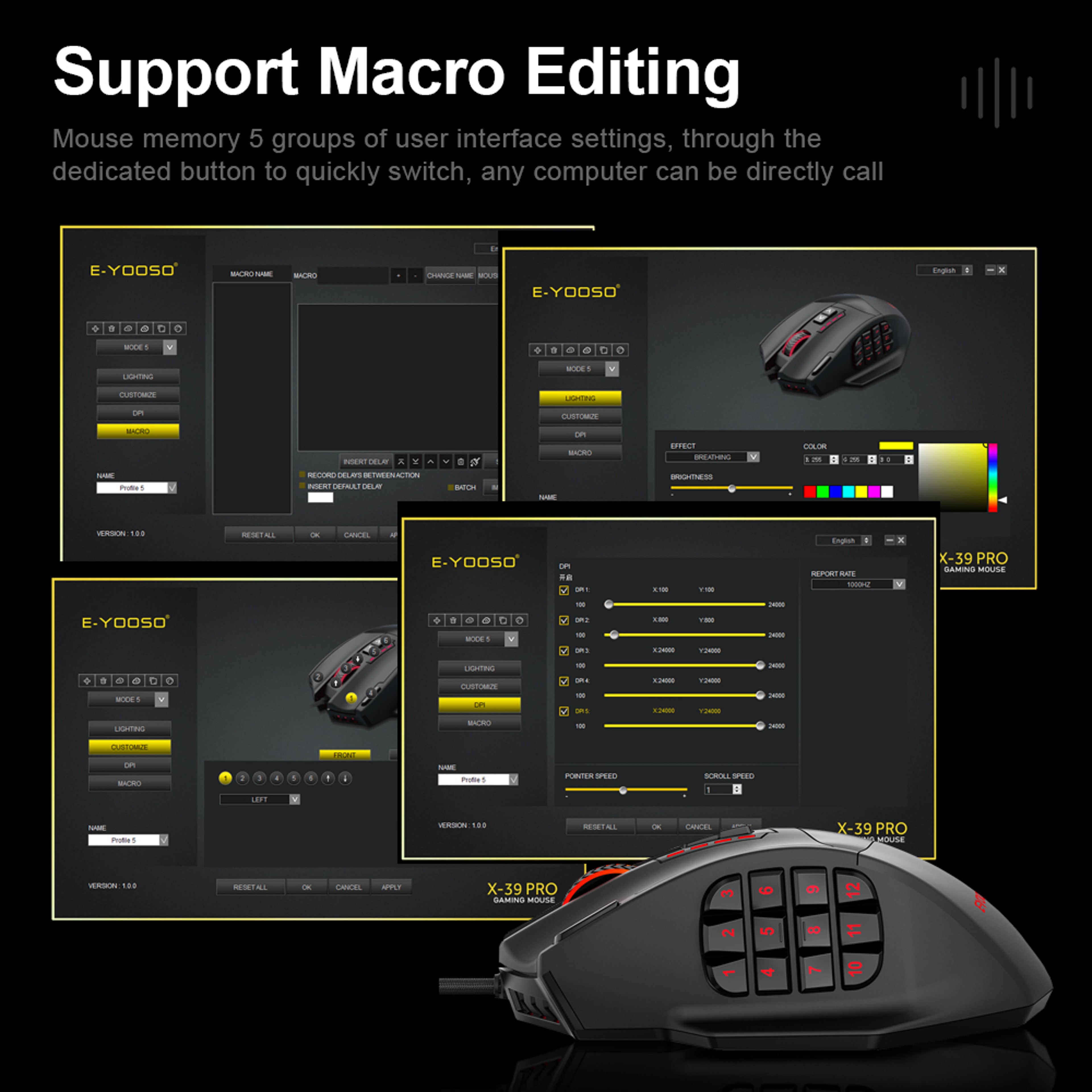 Ultra Light Wireless Gaming Mouse With Polling  Sensor 3