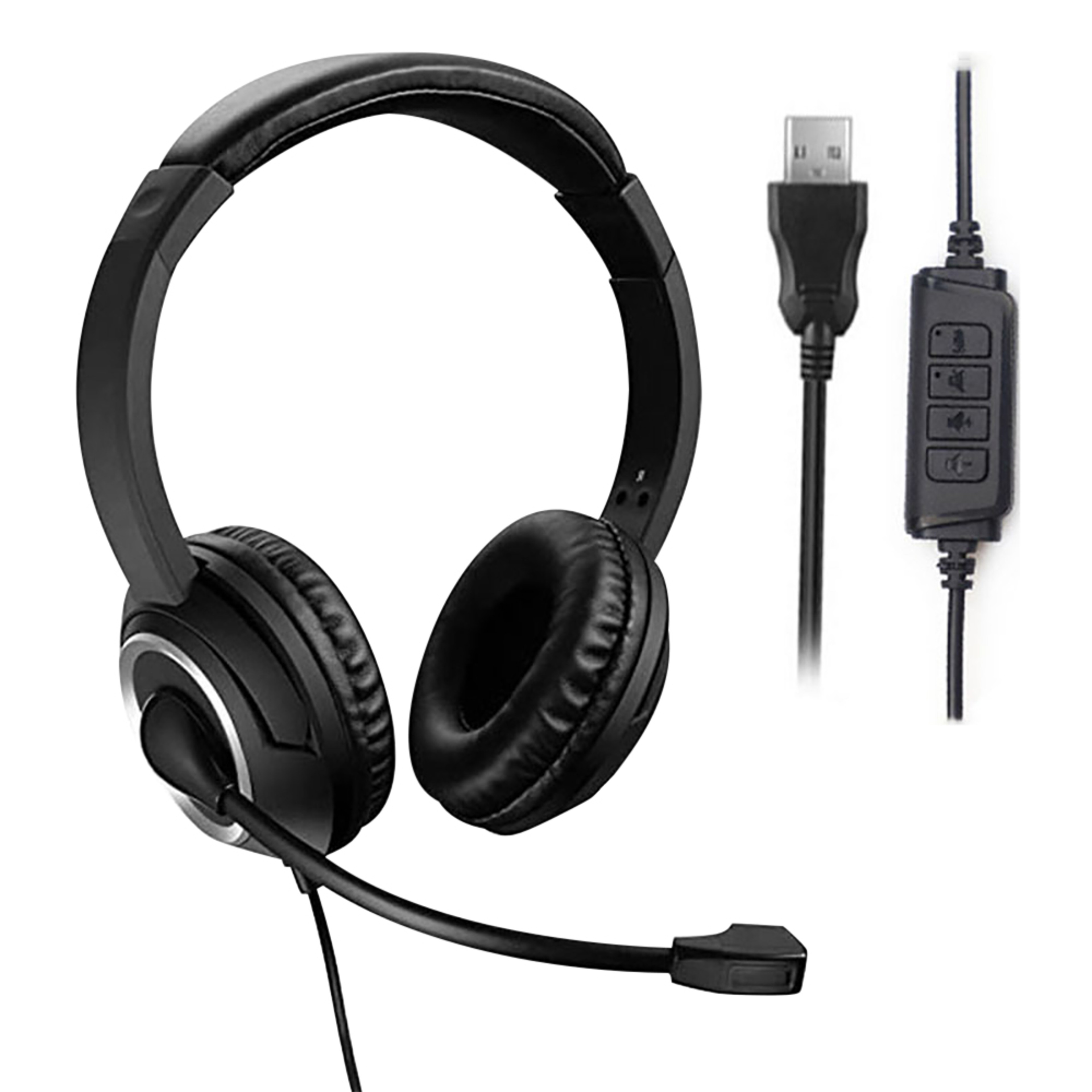 Clear Voice Pro USB Headset With Noise Cancelling Microphone For PC Laptop  Call Center Use 1