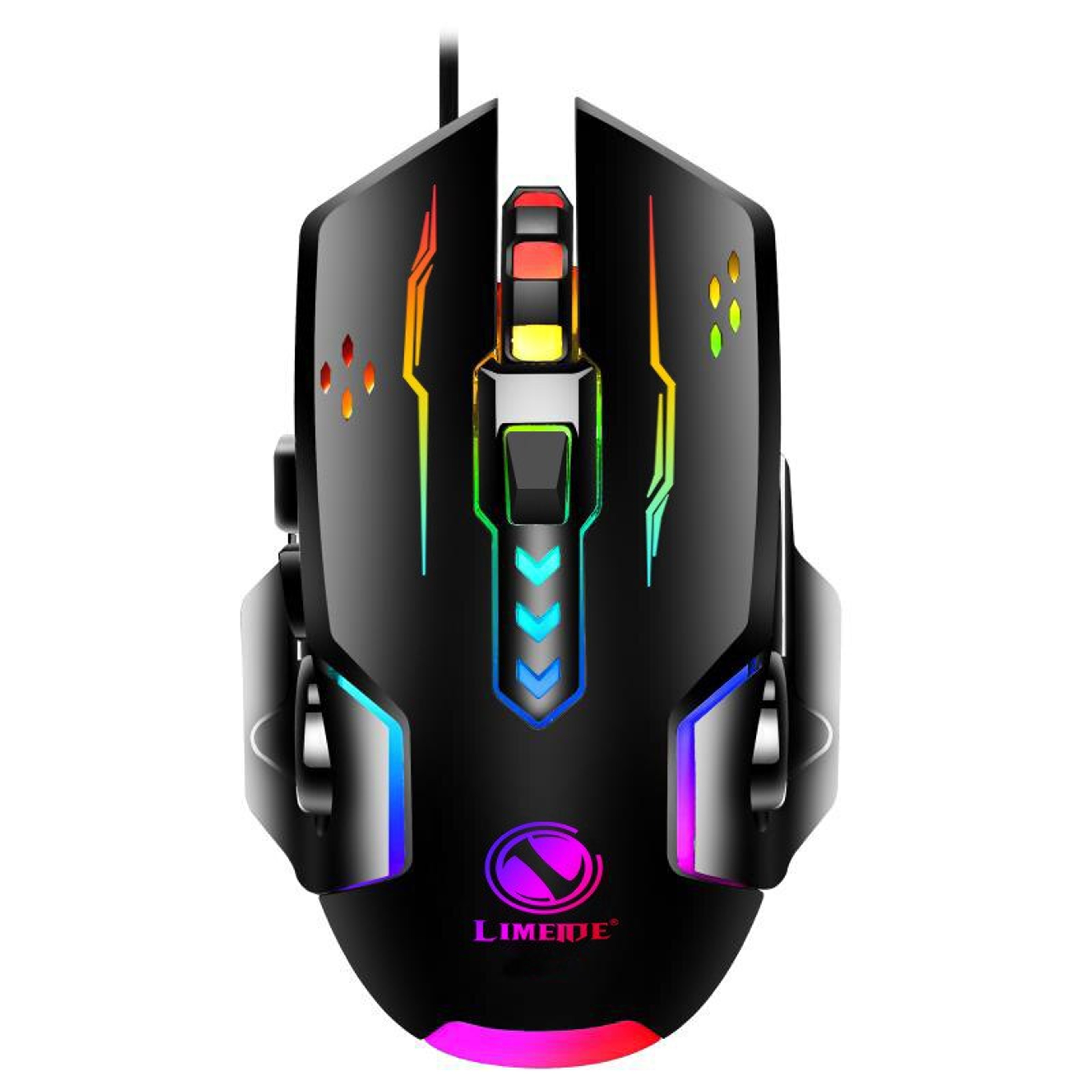 USB Wired Gaming Mouse RGB Optical Gaming Mouse With Adjustable DPI For PC 0