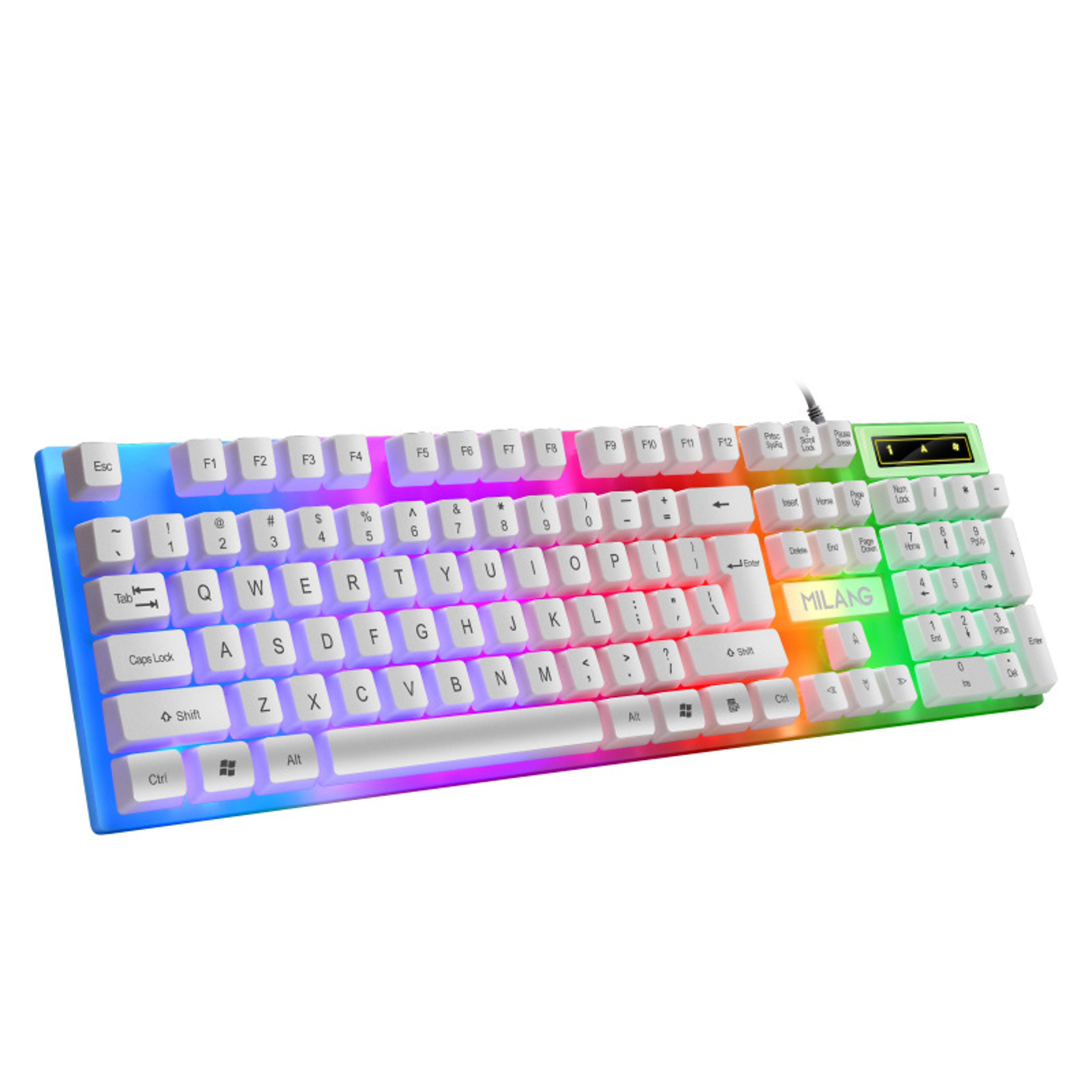Key Backlit Mechanical Gaming Keyboard Wired Waterproof For PC Laptop 7
