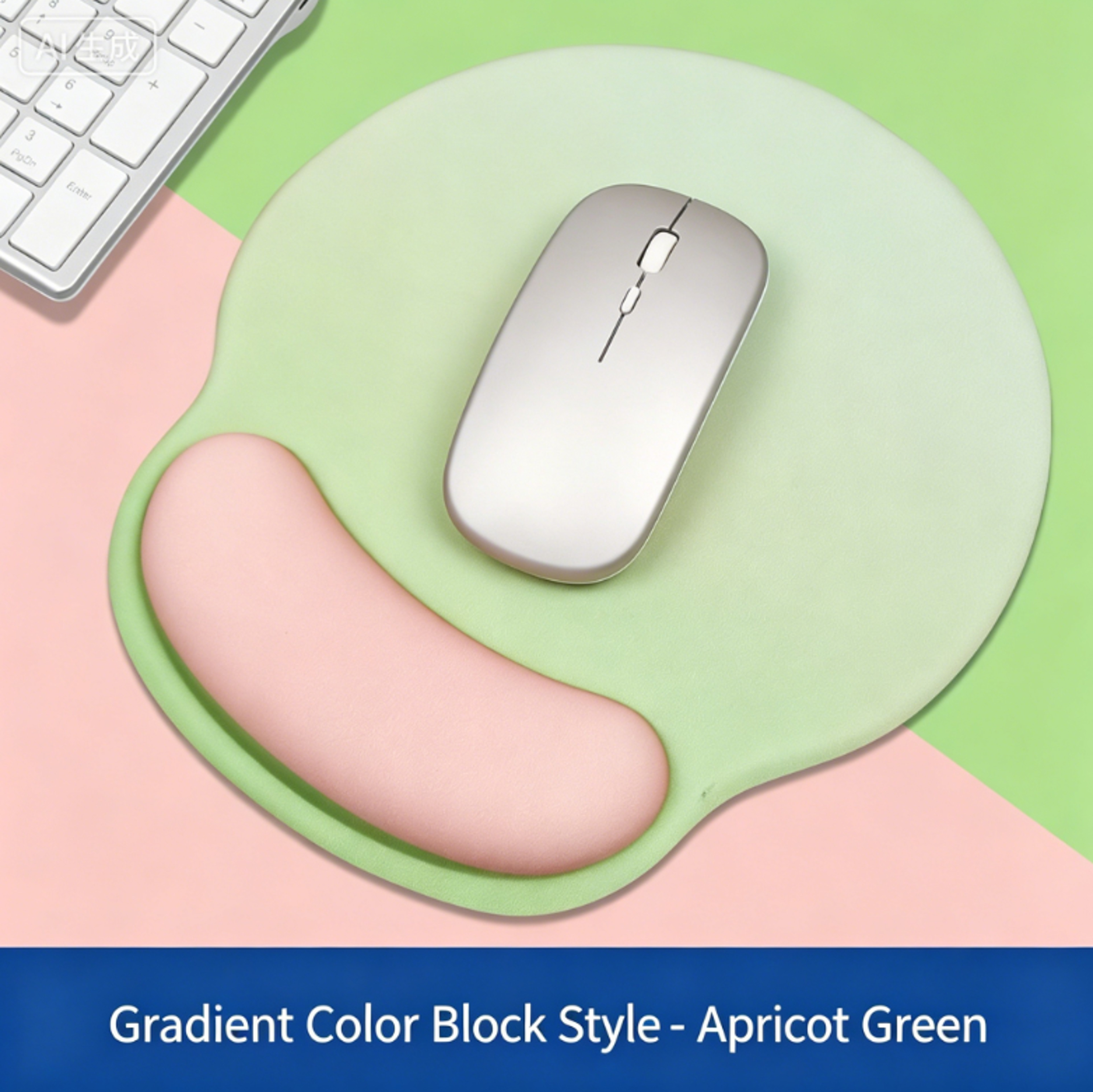 Flow Gradient Wrist Rest Mouse Pad For Office Study  Gaming Comfort 6