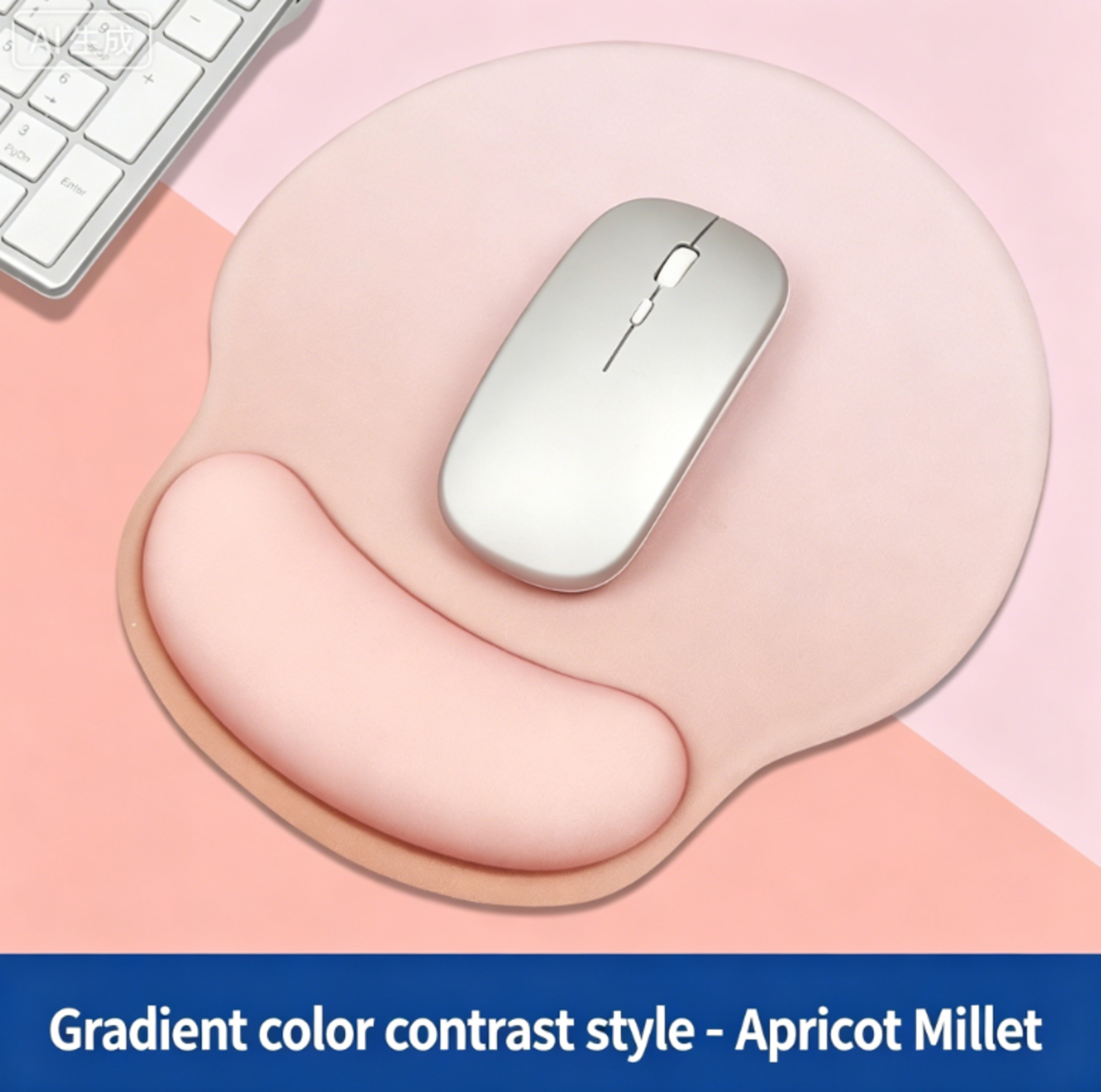 Flow Gradient Wrist Rest Mouse Pad For Office Study  Gaming Comfort 7