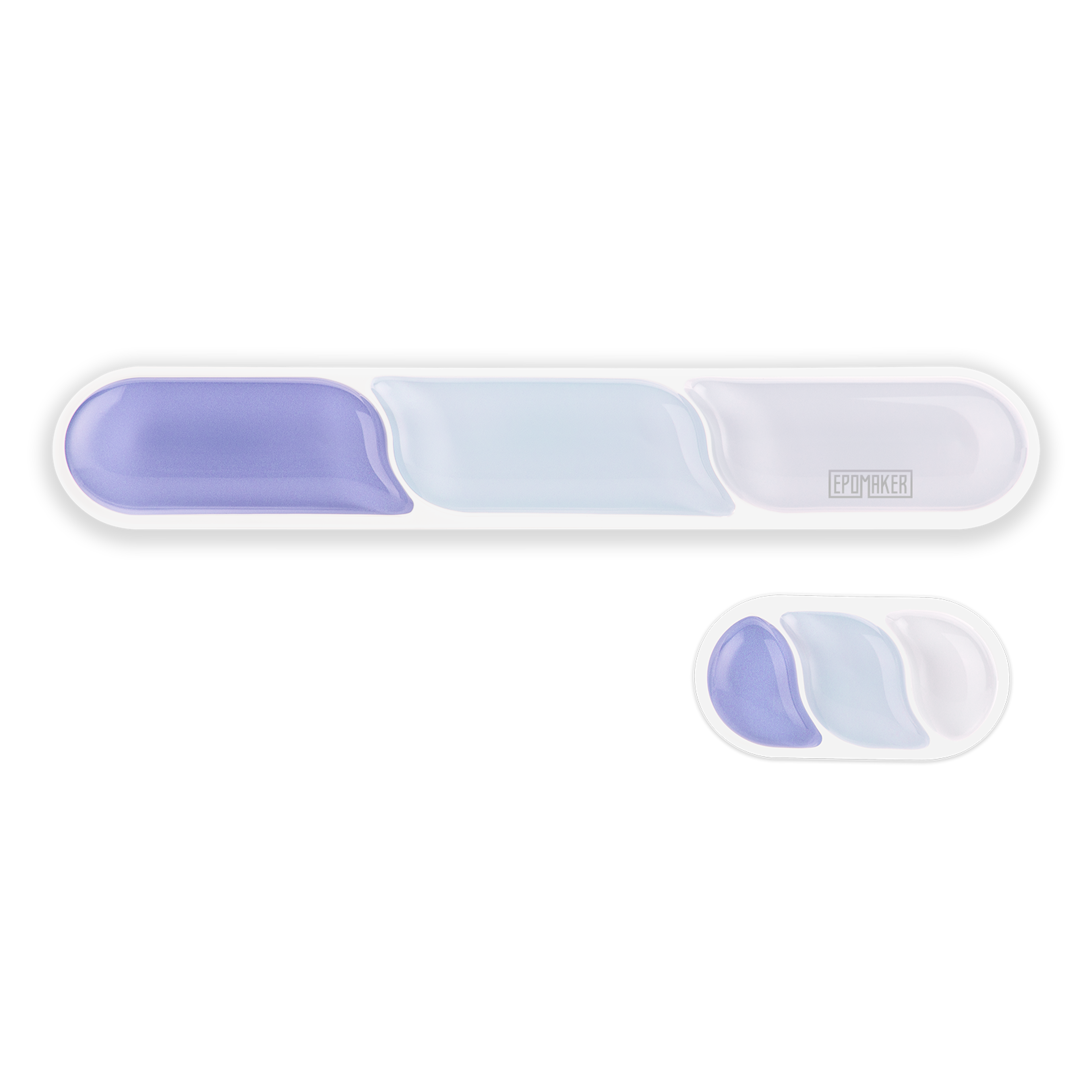 CloudGel Ergonomic Wrist Rest Set For Keyboard  Mouse With Anti Slip Gel Support 2