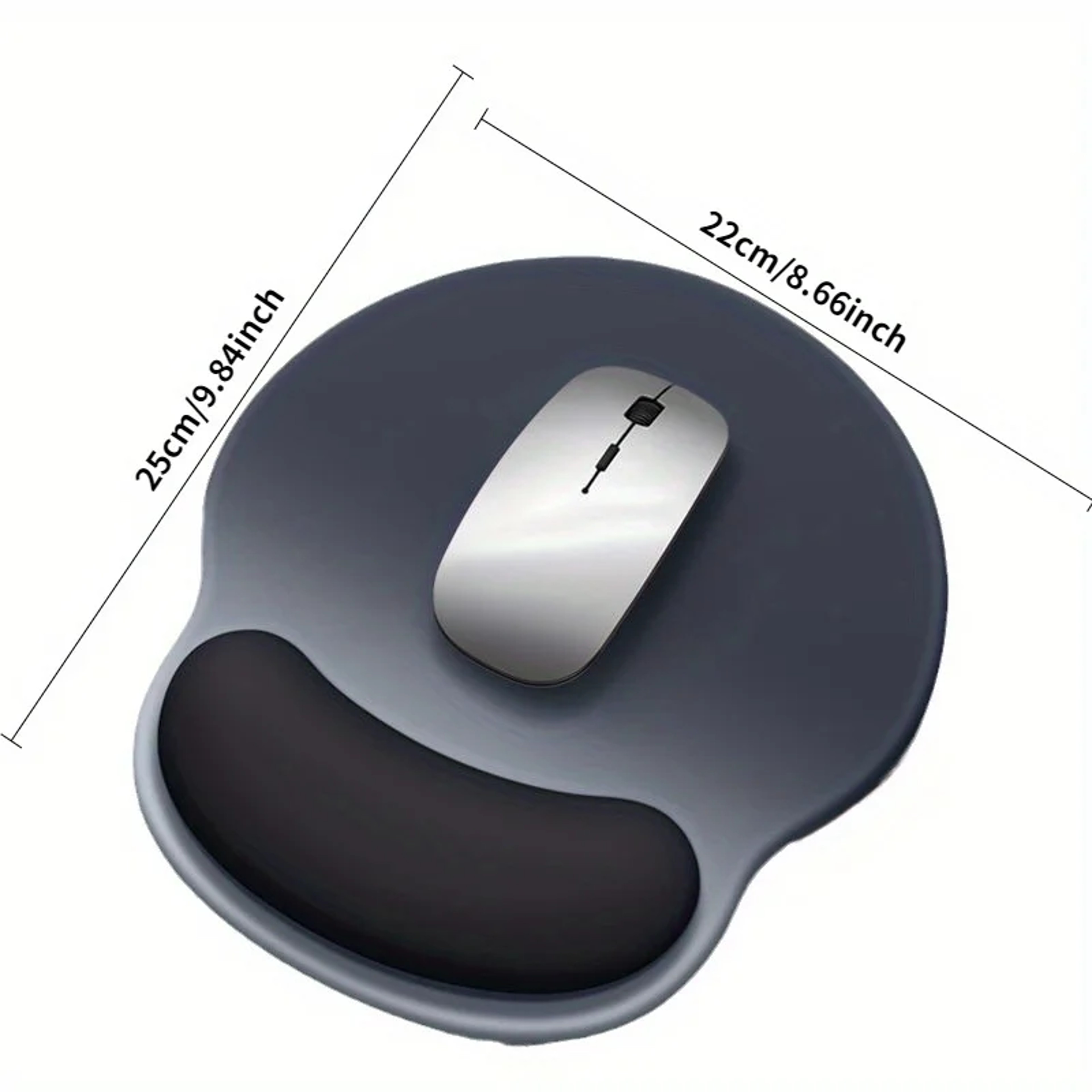 Gradient Comfort Wrist Support Mouse Pad For Office Work Gaming  Everyday Use 5