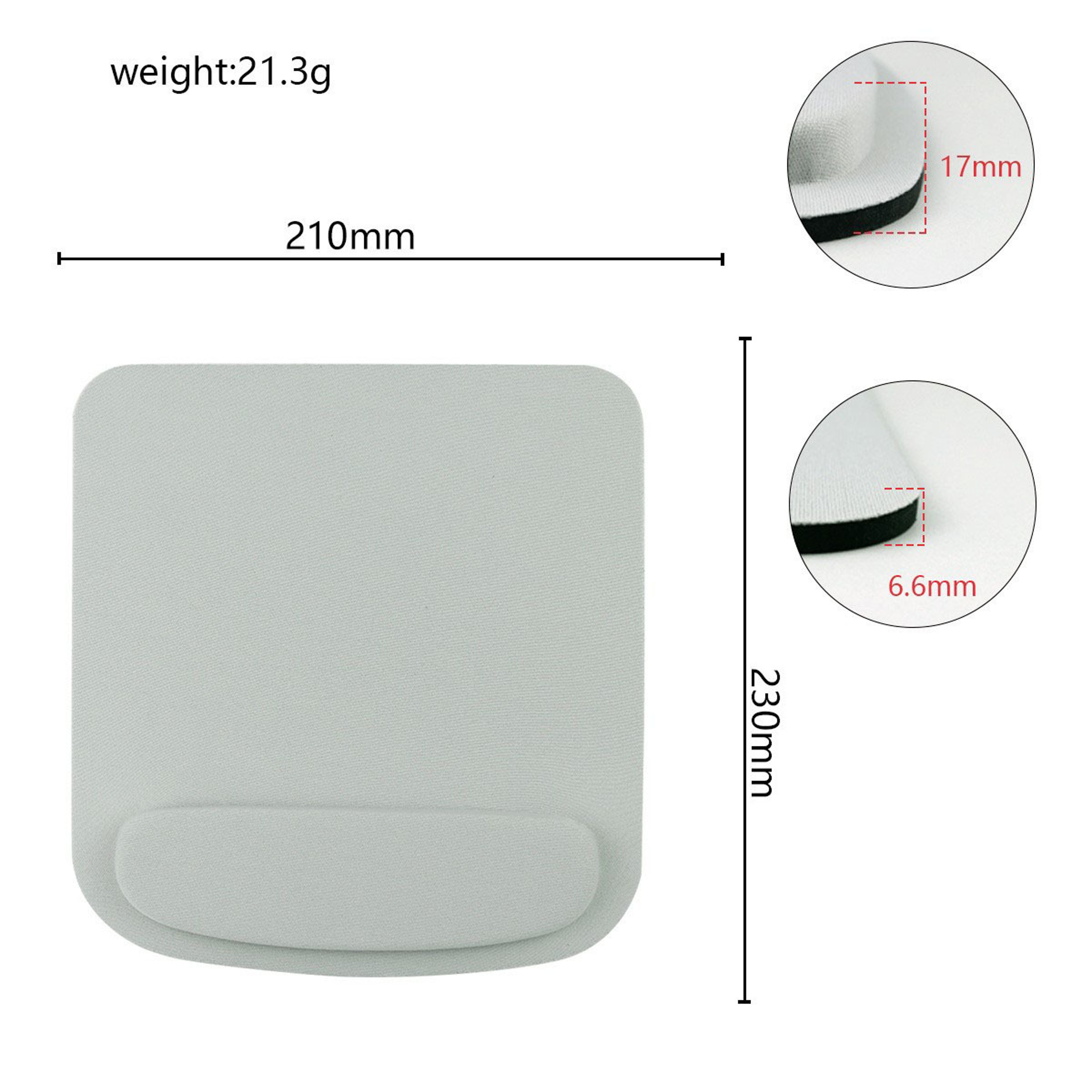 Comfort Memory Foam Wrist Support Mouse Pad For PC Laptop  Office Use 3