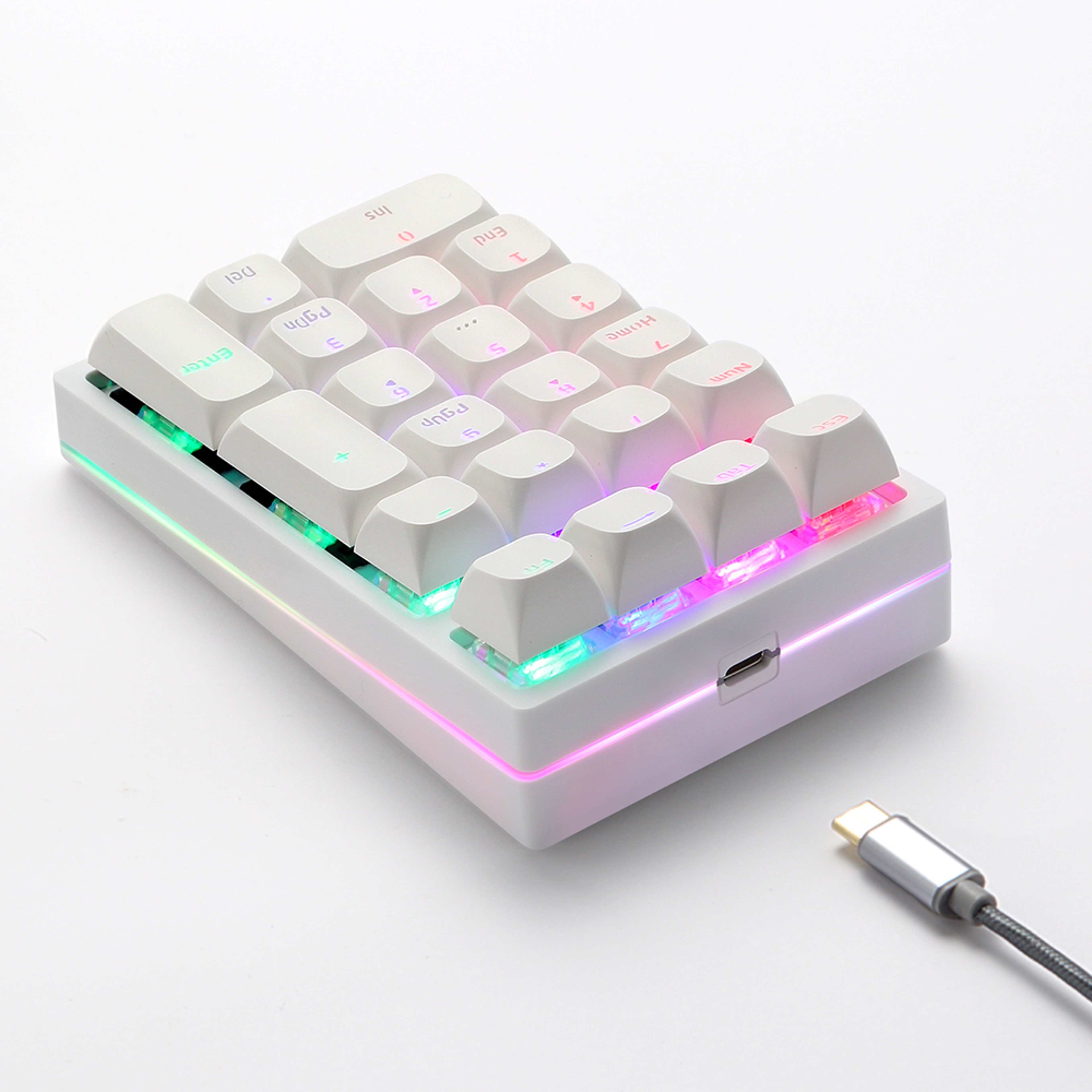 Motospeed Pro Mechanical Numeric Keypad Hot Swappable Programmable Gaming Numpad 3