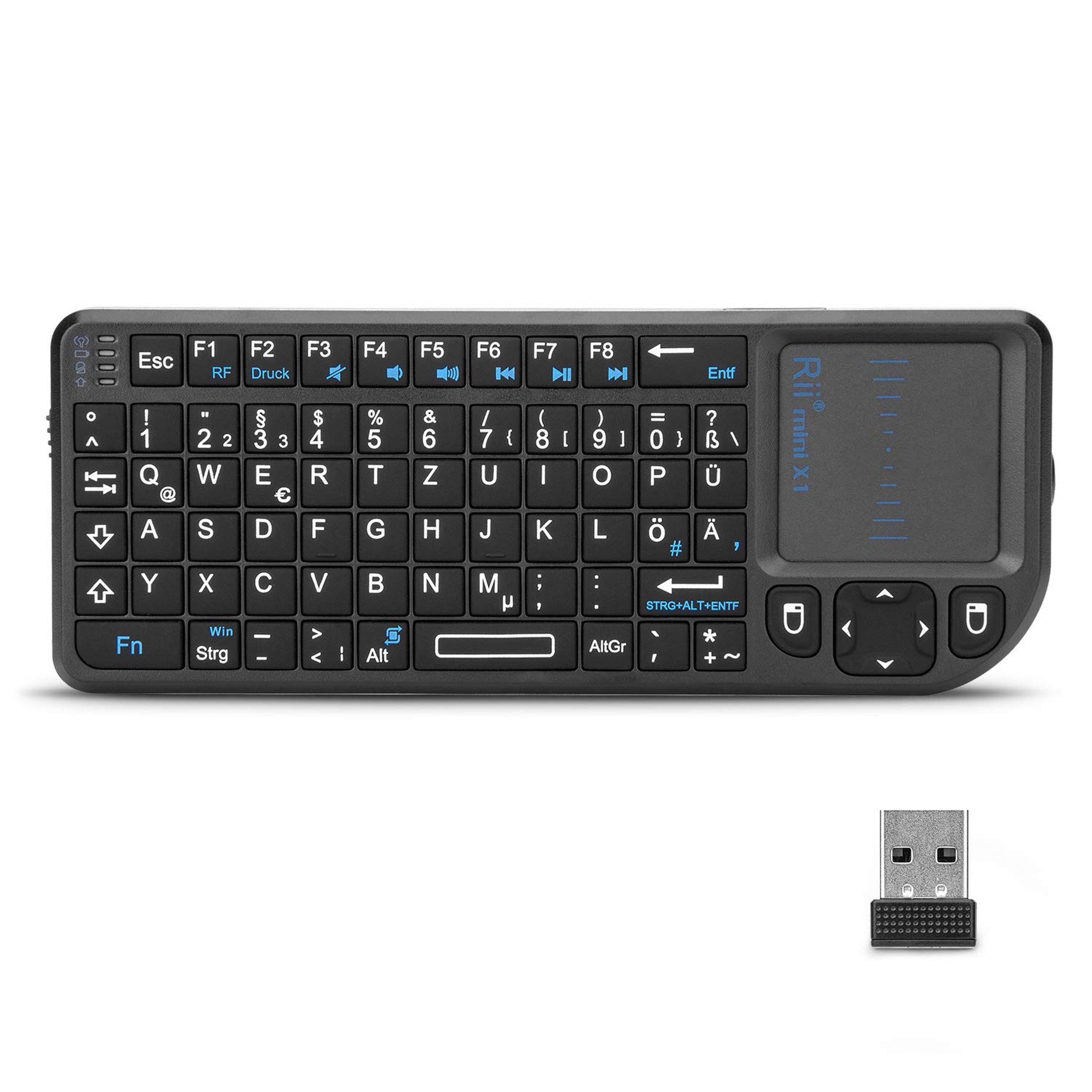 Smart Control Mini Wireless Keyboard With Touchpad For Smart TV PC  Streaming Devices 4