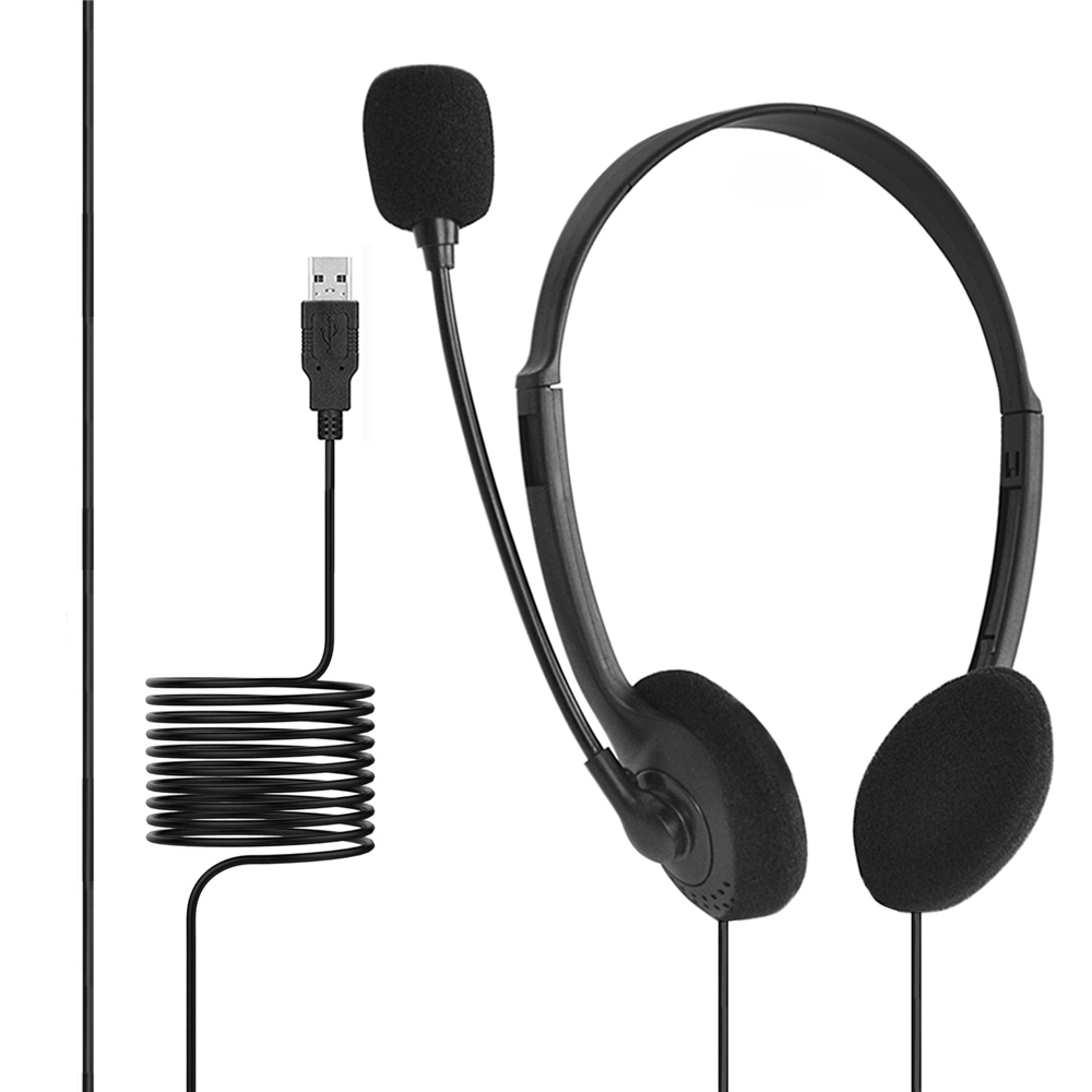 Pro Clear USB Gaming Headset With Noise Cancelling Microphone For PC Laptop  Office 0