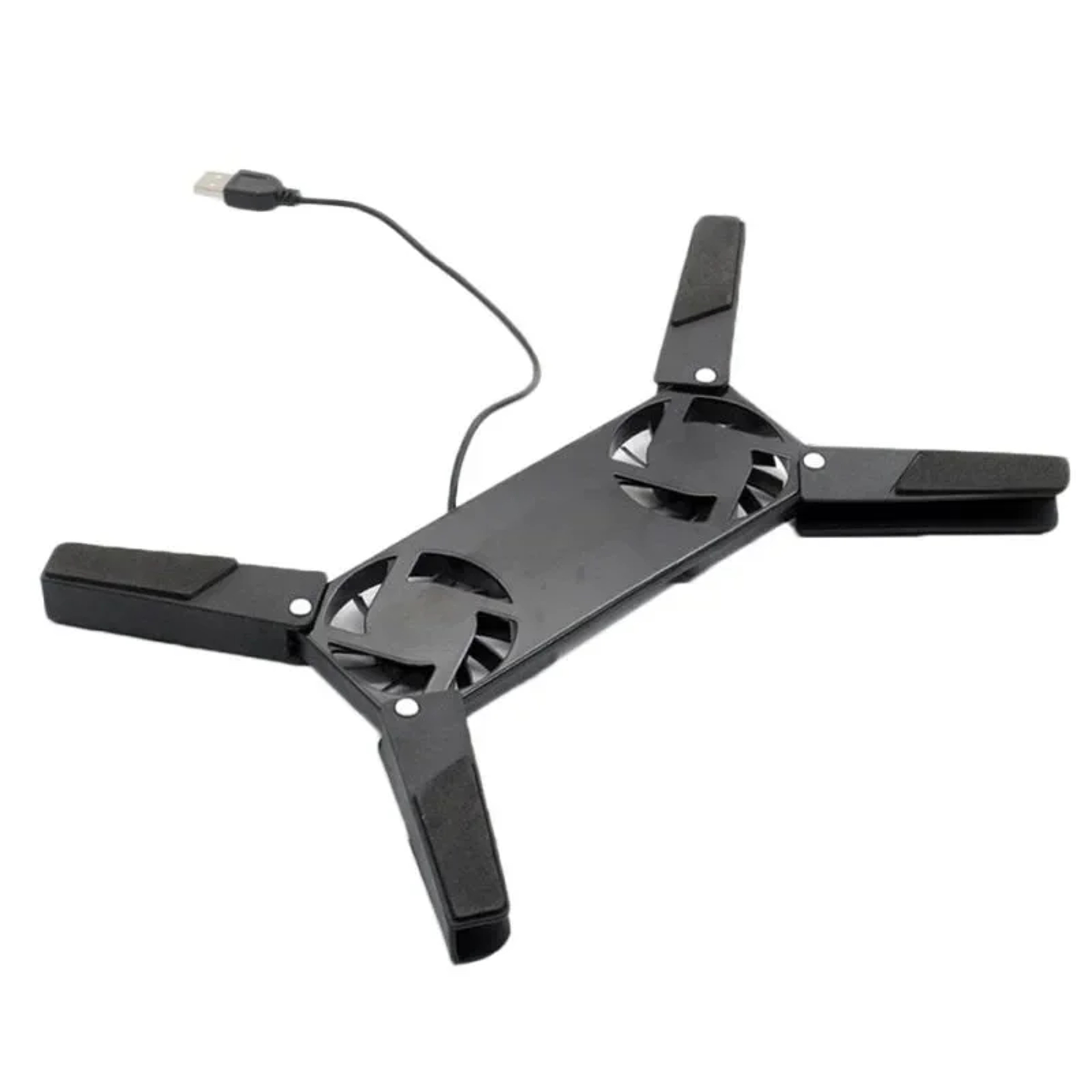 Dual Fan Laptop Cooling Pad With Ergonomic Stand For Notebooks 5