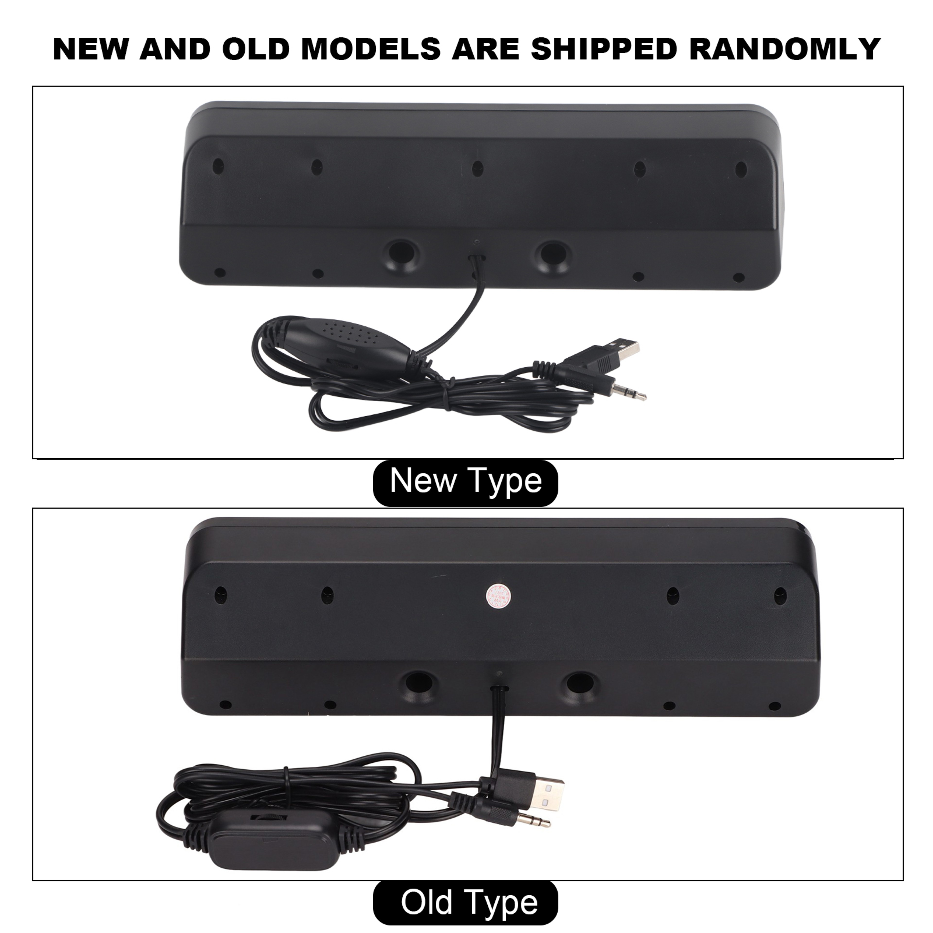 HiFi USB Desktop Speaker For PC TV  Laptop With Stereo Sound And Audio Jack 4