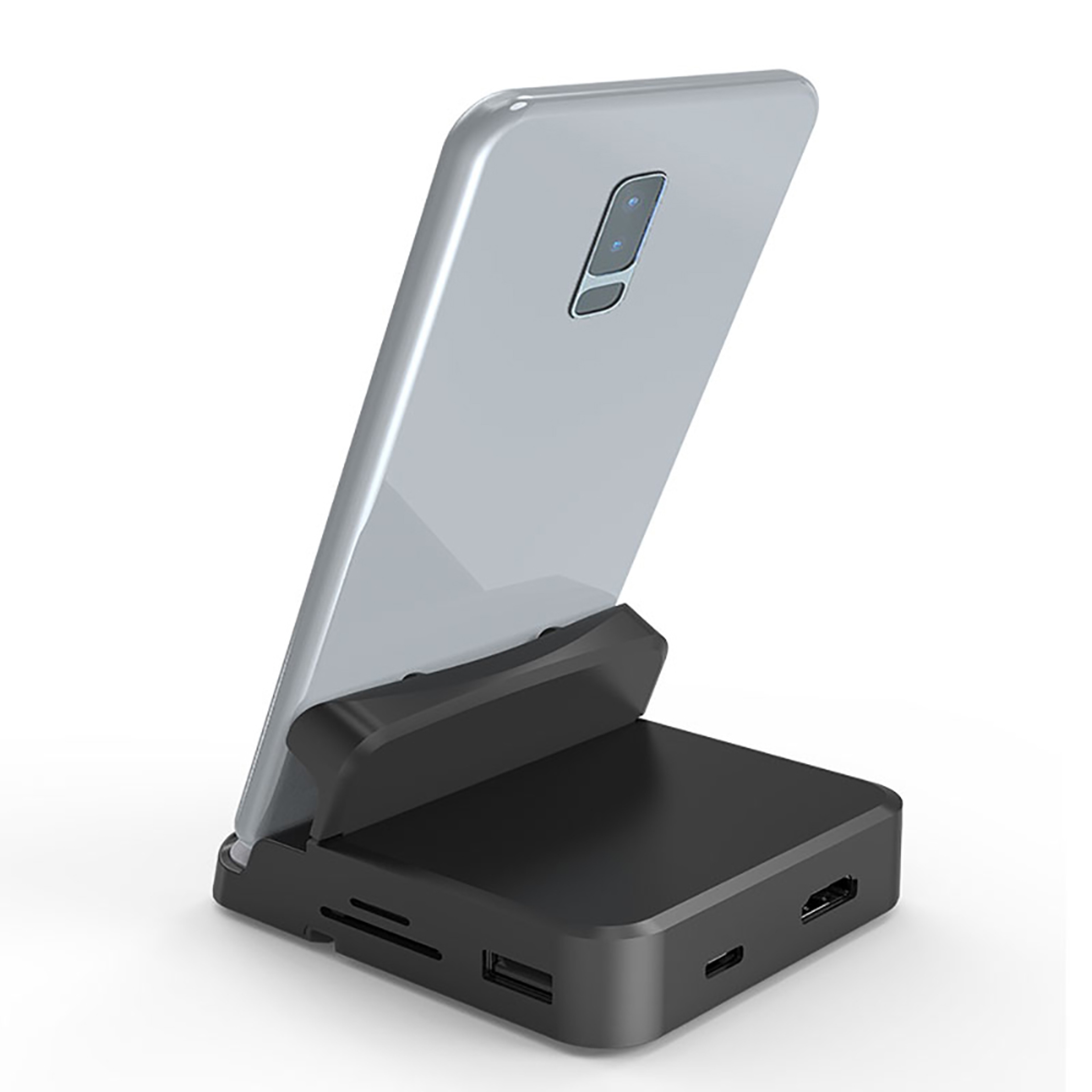 Flex View USB C Docking Station with Phone Stand HDMI Output & Fast Charging Hub – view 3