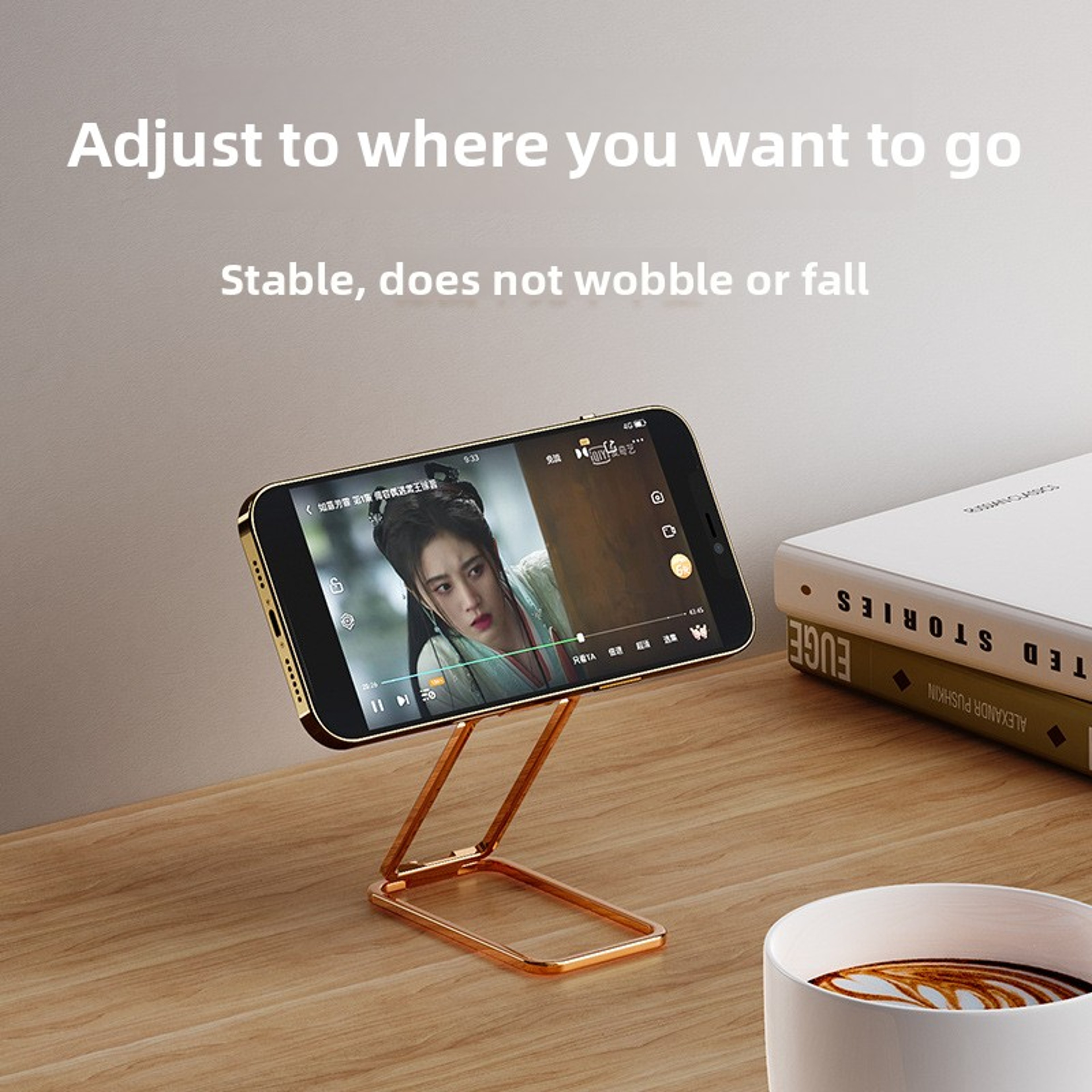 Rotating Foldable Phone Ring Holder Stand For Car And Desk Use 1