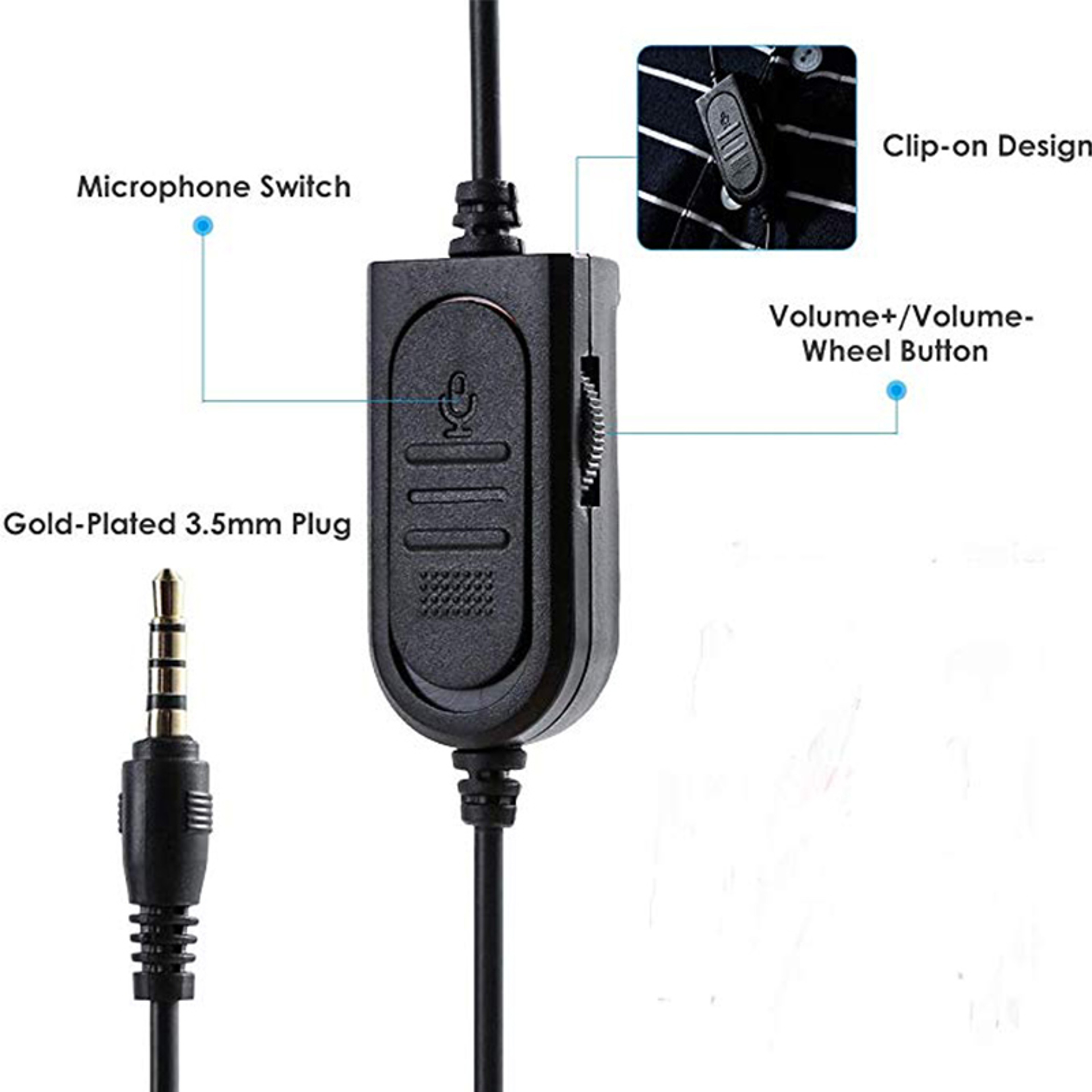 Wired Gaming Headset With Microphone For PS4 PC And Online Chat 5