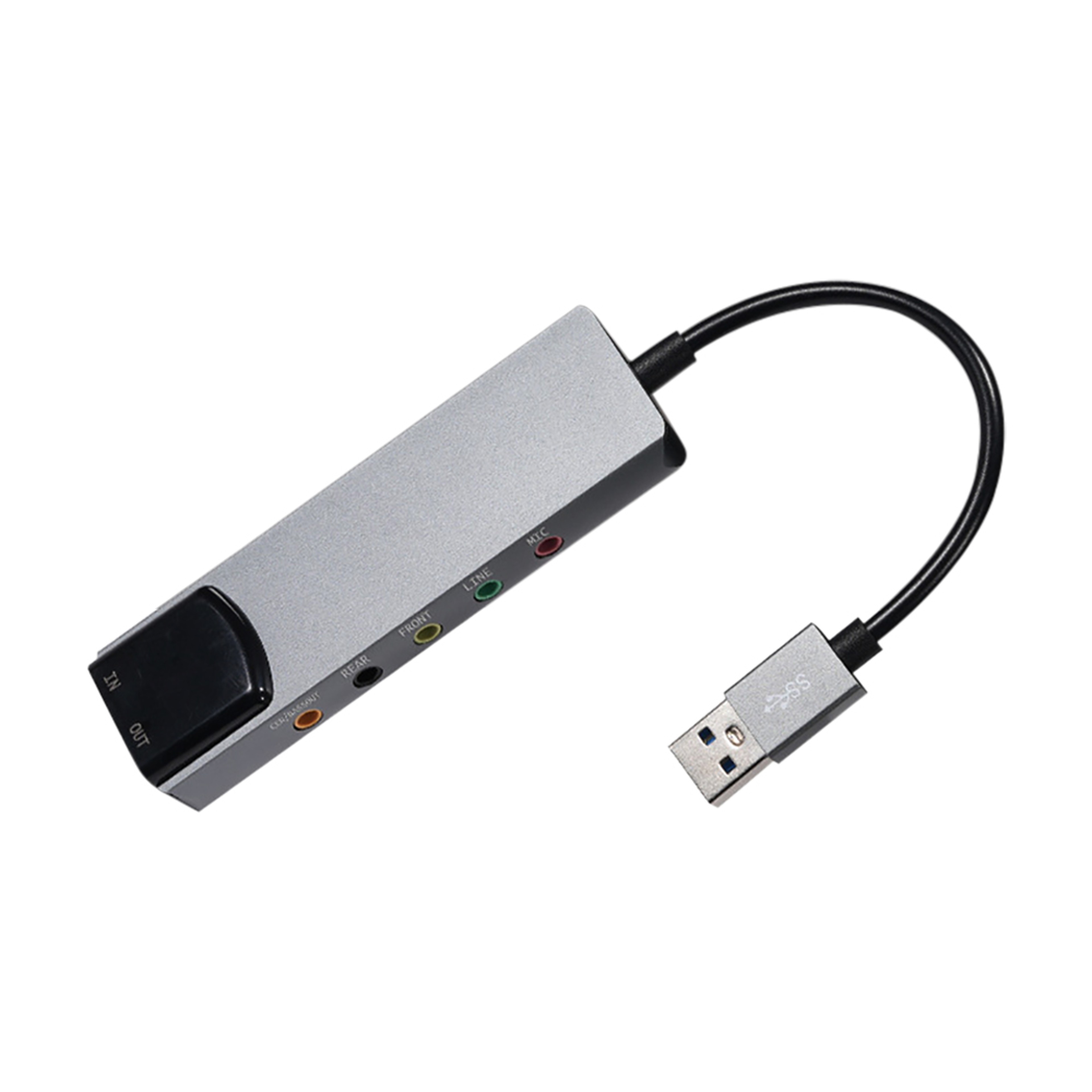USB External Sound Card Audio Adapter With Optical Output For PC Laptop  Gaming 4