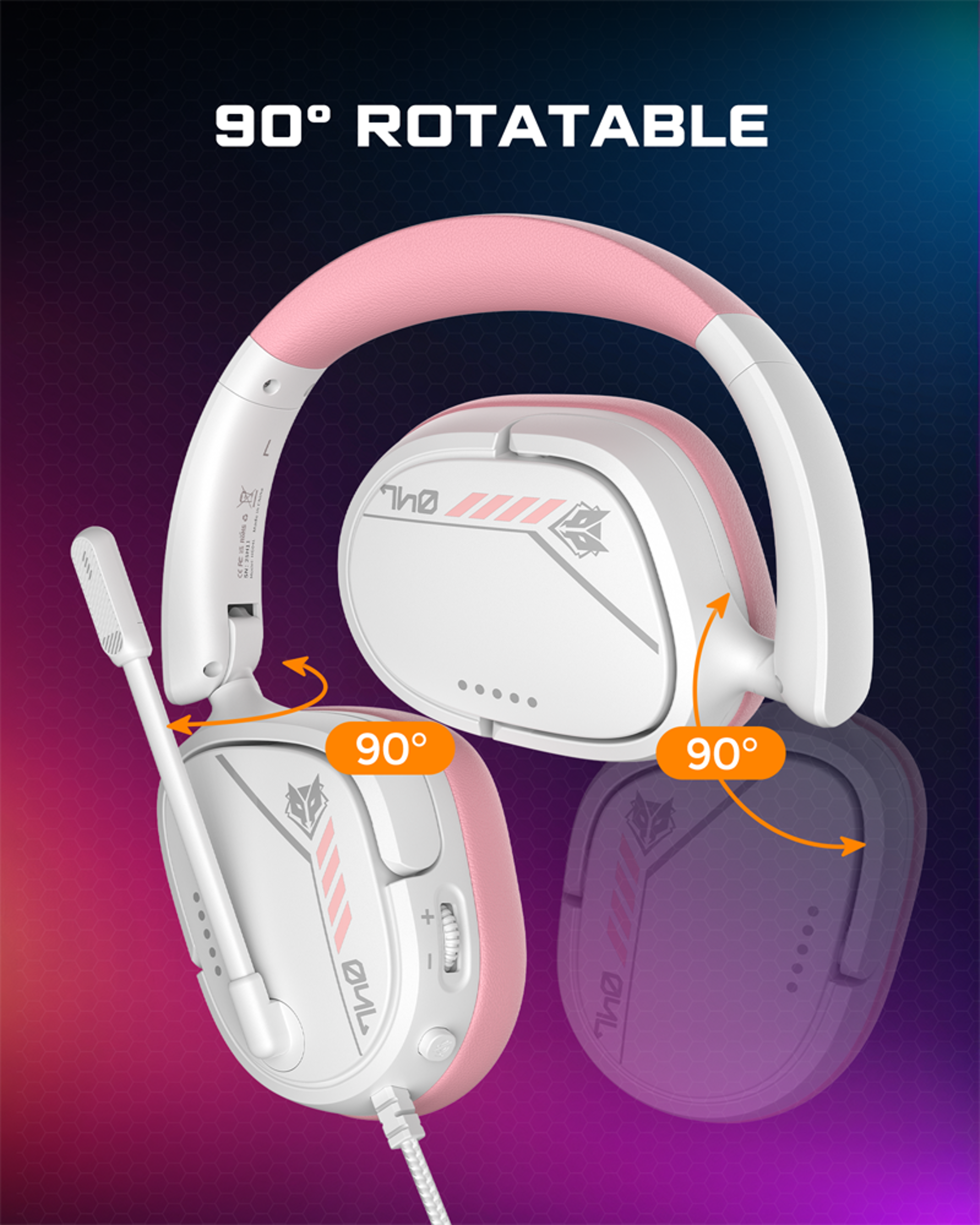 Lightweight Gaming Headset With Noise Clear Mic For Switch  PC 6