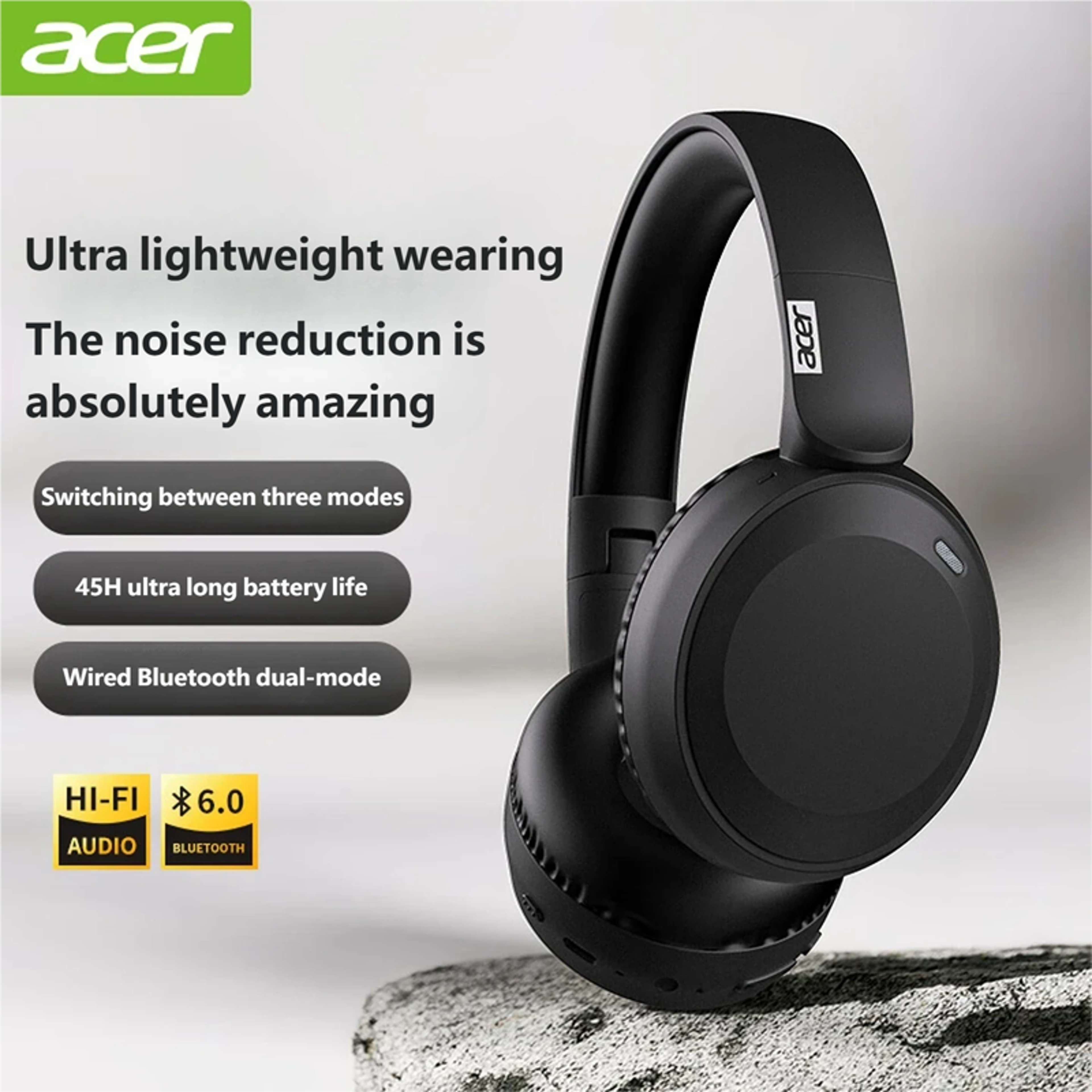 Foldable Wireless Bluetooth Headphones With Deep Bass And Multipoint Connectivity 2