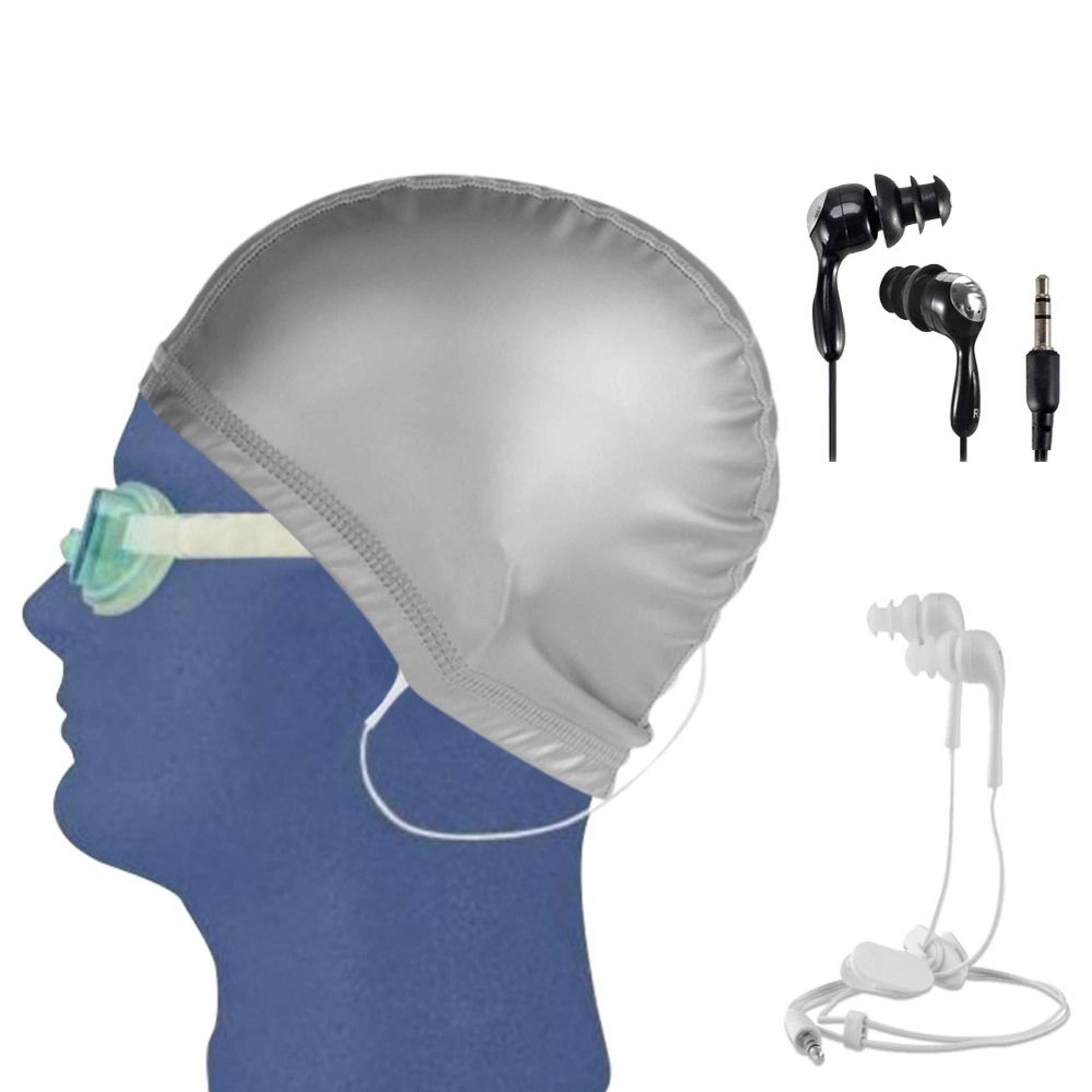 Waterproof Swimming Earphones with Jack for Diving and Training – view 6