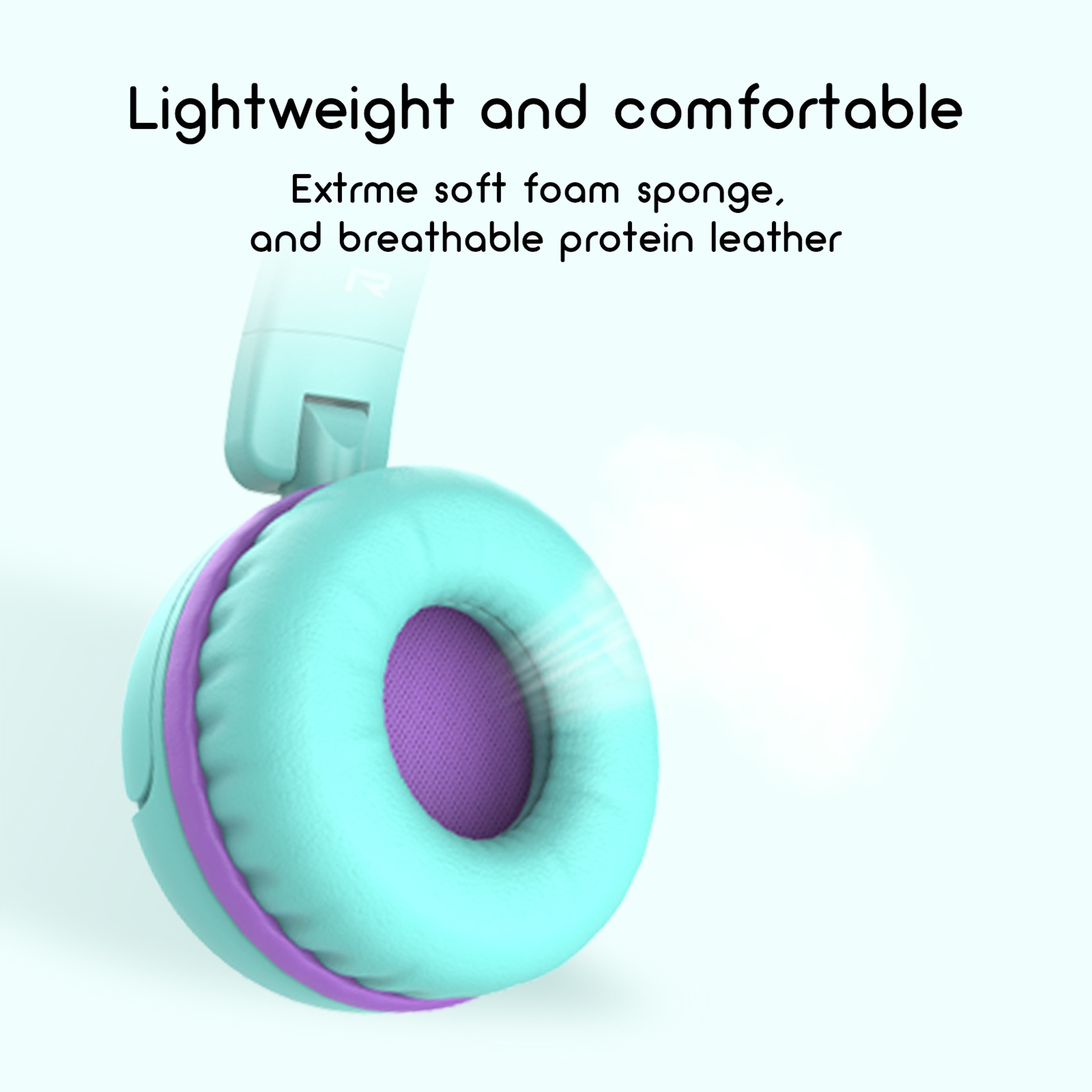 Kids Foldable Wired Headphones For School Learning  Everyday Listening 4